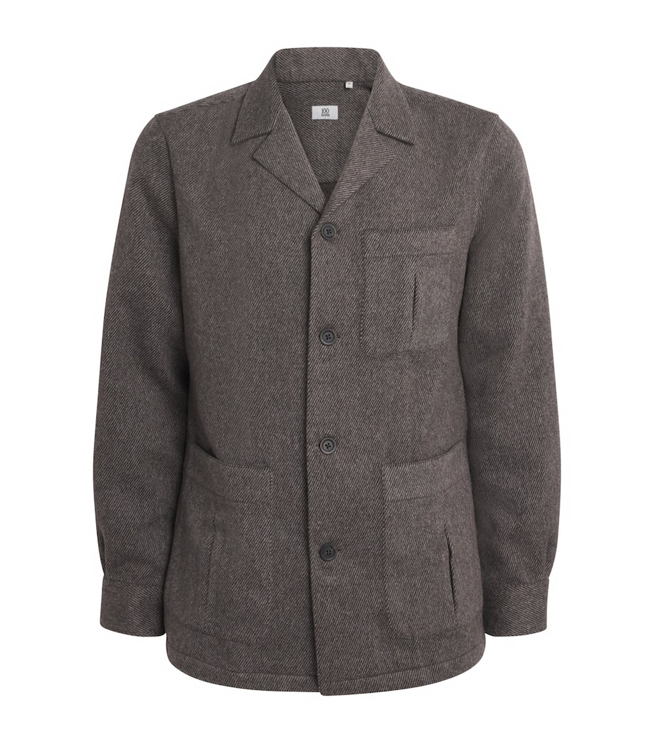 Cashmere Herringbone Jacket TAUPE Image 1