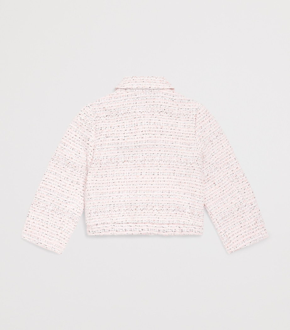 Self-Portrait Kids Bouclé Bow-Detail Jacket (4-12 Years) Image 2