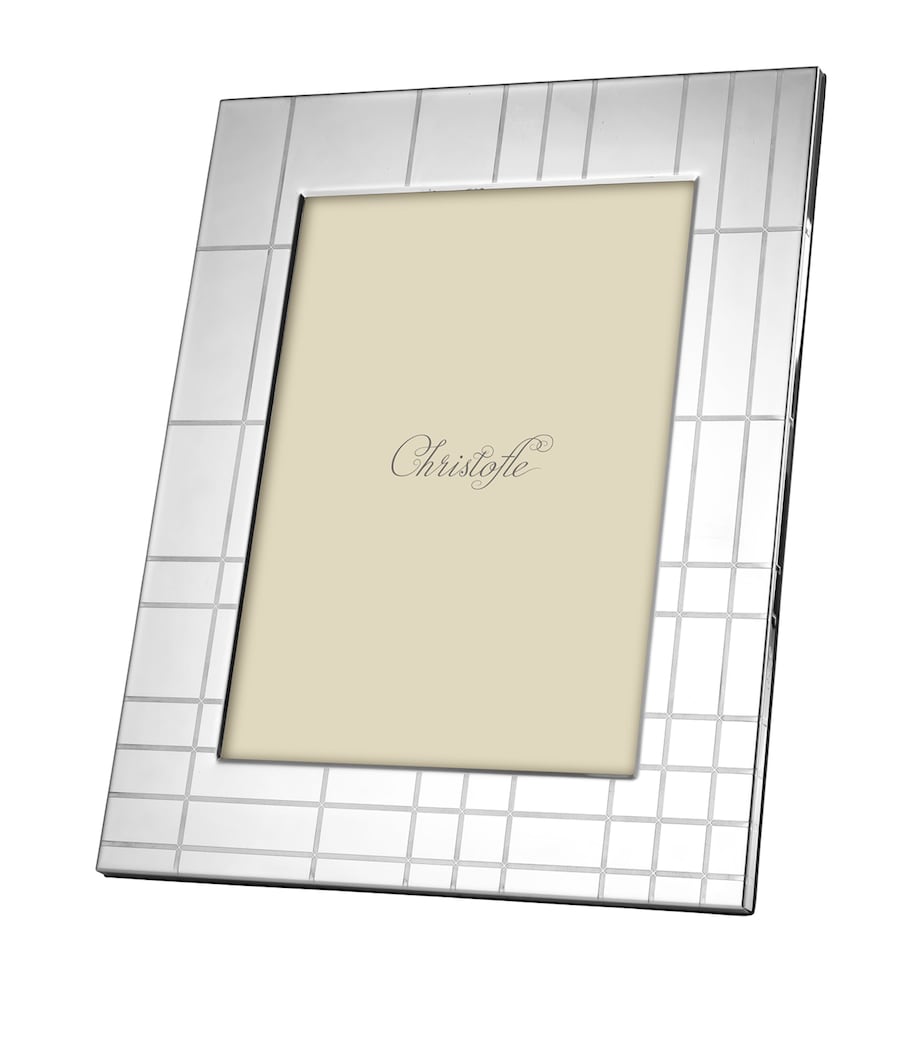 Christofle Graphik Photo Frame (9.5" x 7.5") Silver Image 2