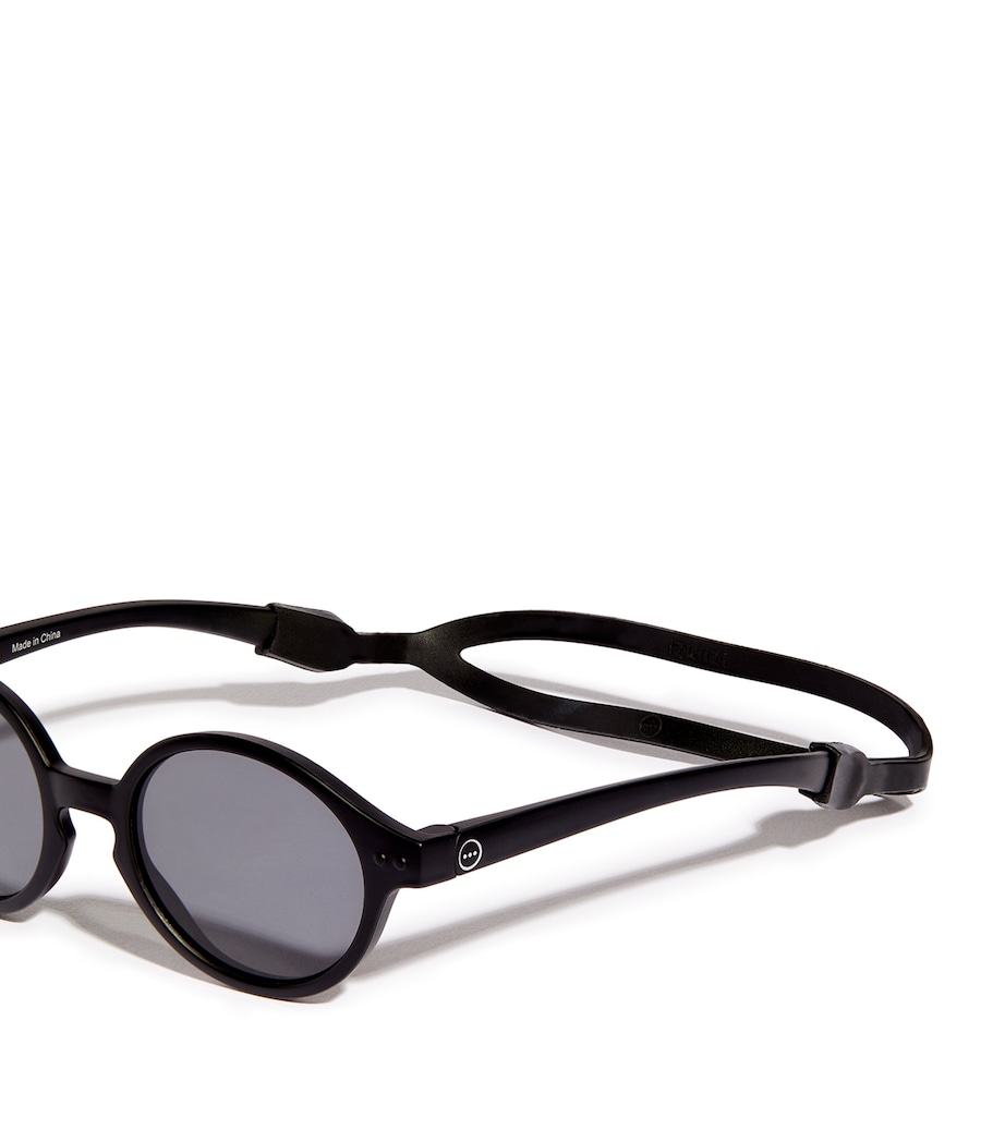 Kids Round Sunglasses BABY BLACK Image 3