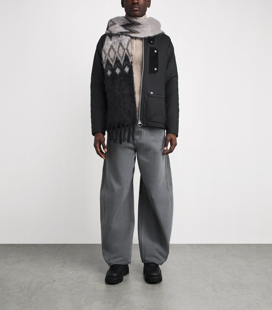 Waxed Cotton Tract Jacket BK71 BLACK Image 2