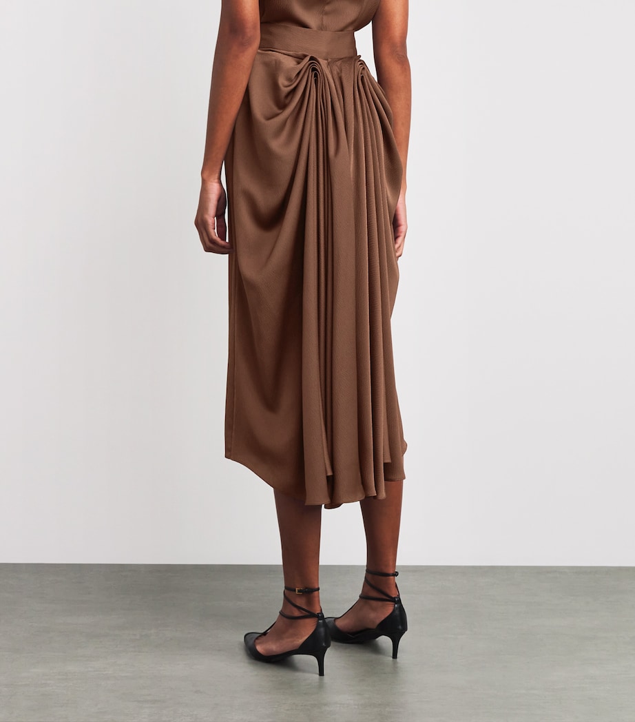 Charmeuse Nyx Maxi Skirt BRW Image 4