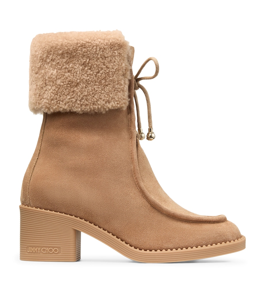 Hali 60 Suede Shearling Boots TOFFEE/TOFFEE Image 1