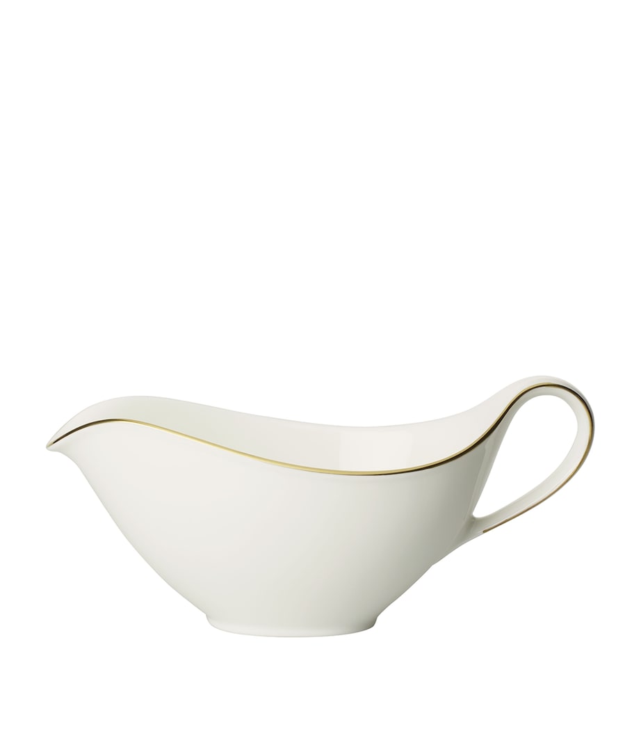 Villeroy & Boch Anmut Gold Sauce Boat (250ml) White Image 1