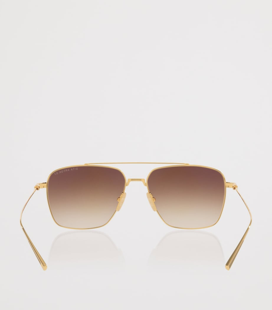 DITA Titanium Artoa 57X Pilot Sunglasses Gold Image 4
