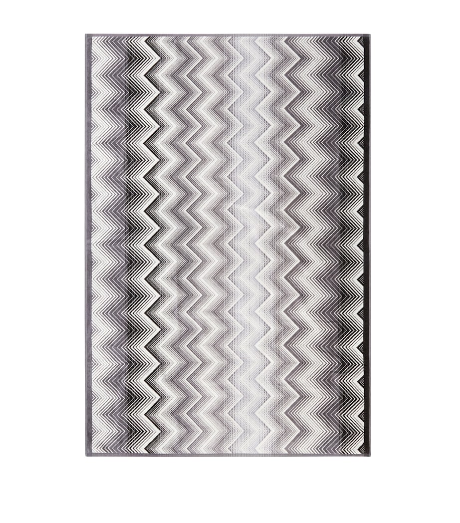 Missoni Home Marea Bath Sheet (100cm x 150cm) Black/white Image 3