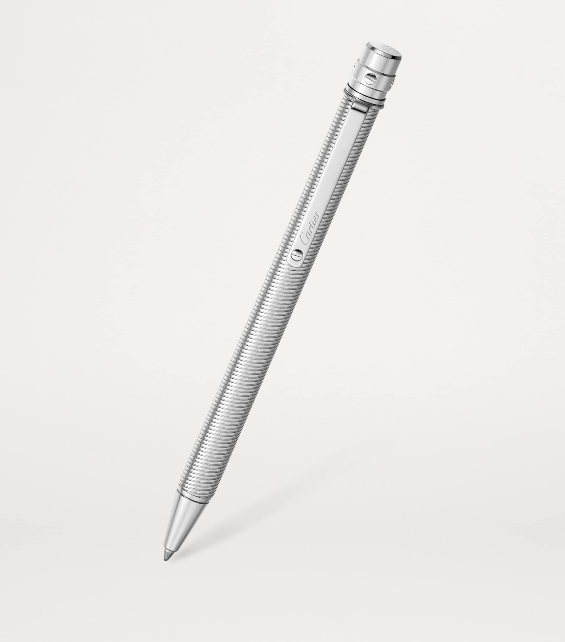 Santos de Cartier Ballpoint Pen SILVER Image 3