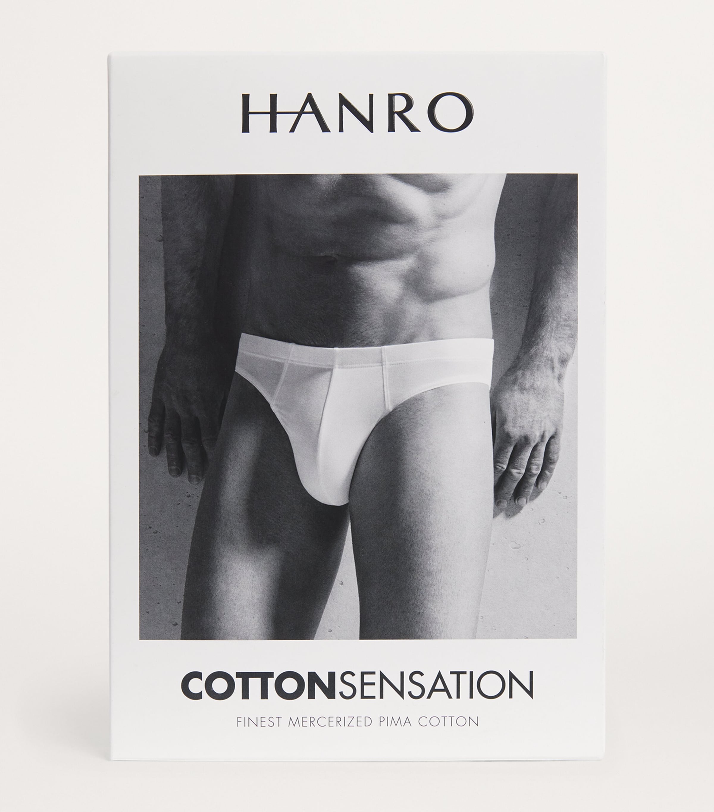 Hanro Mens Cotton Sensation Briefs White Image 4