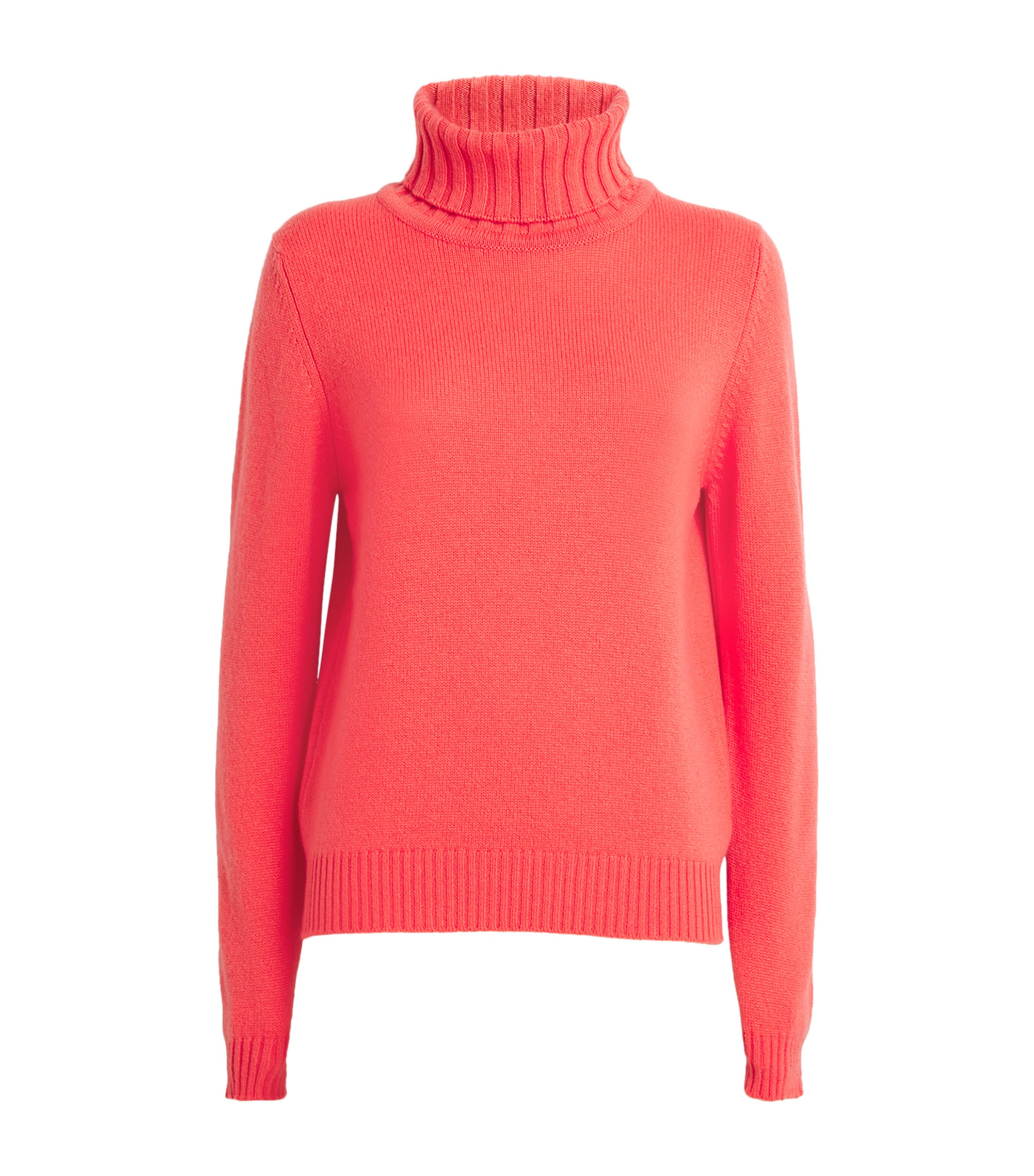 Shop Begg X Co Cashmere Hepburn Rollneck Sweater In Orange