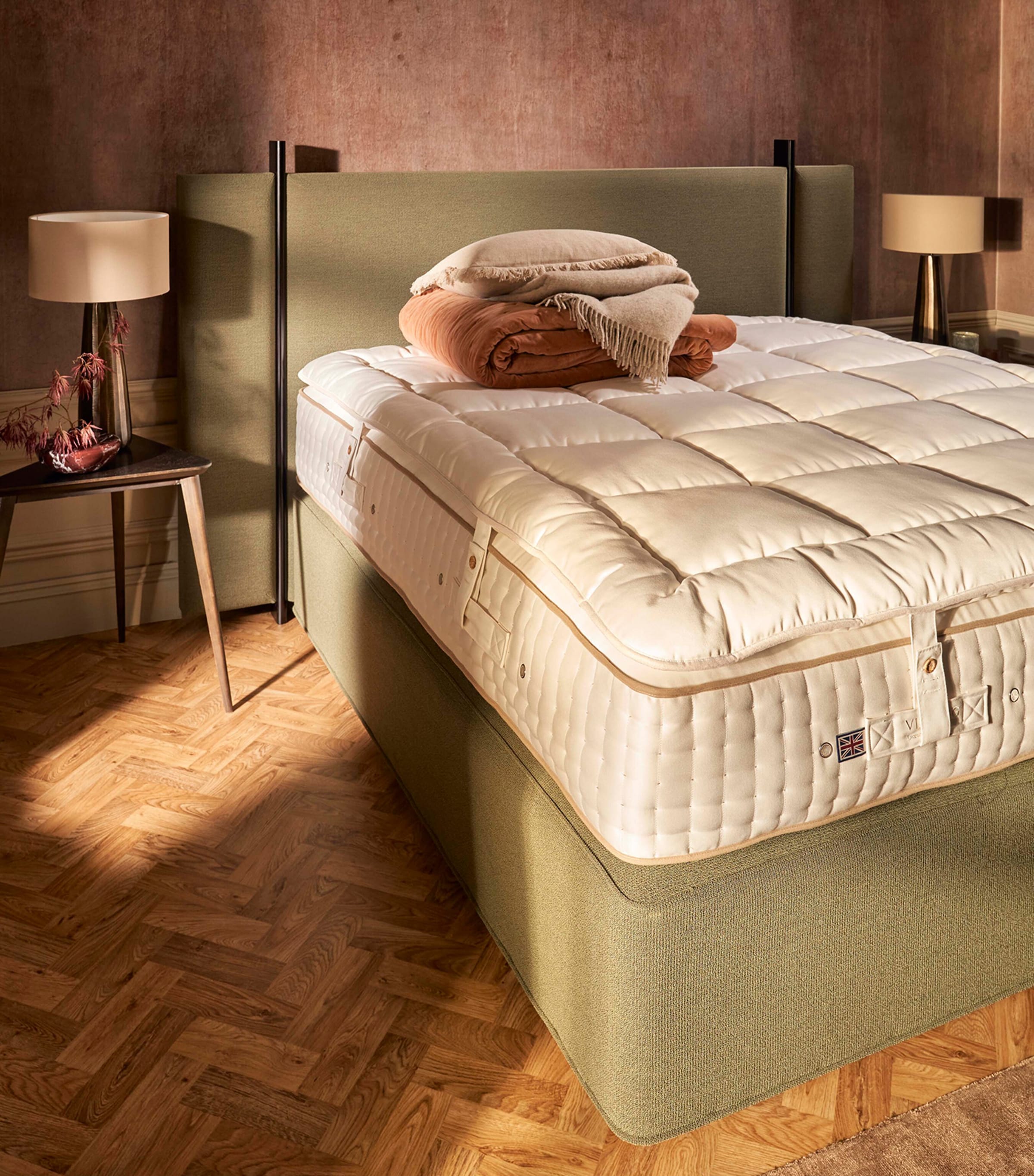 Opulence Mattress Topper (150cm x 200cm) WHITE Image 1