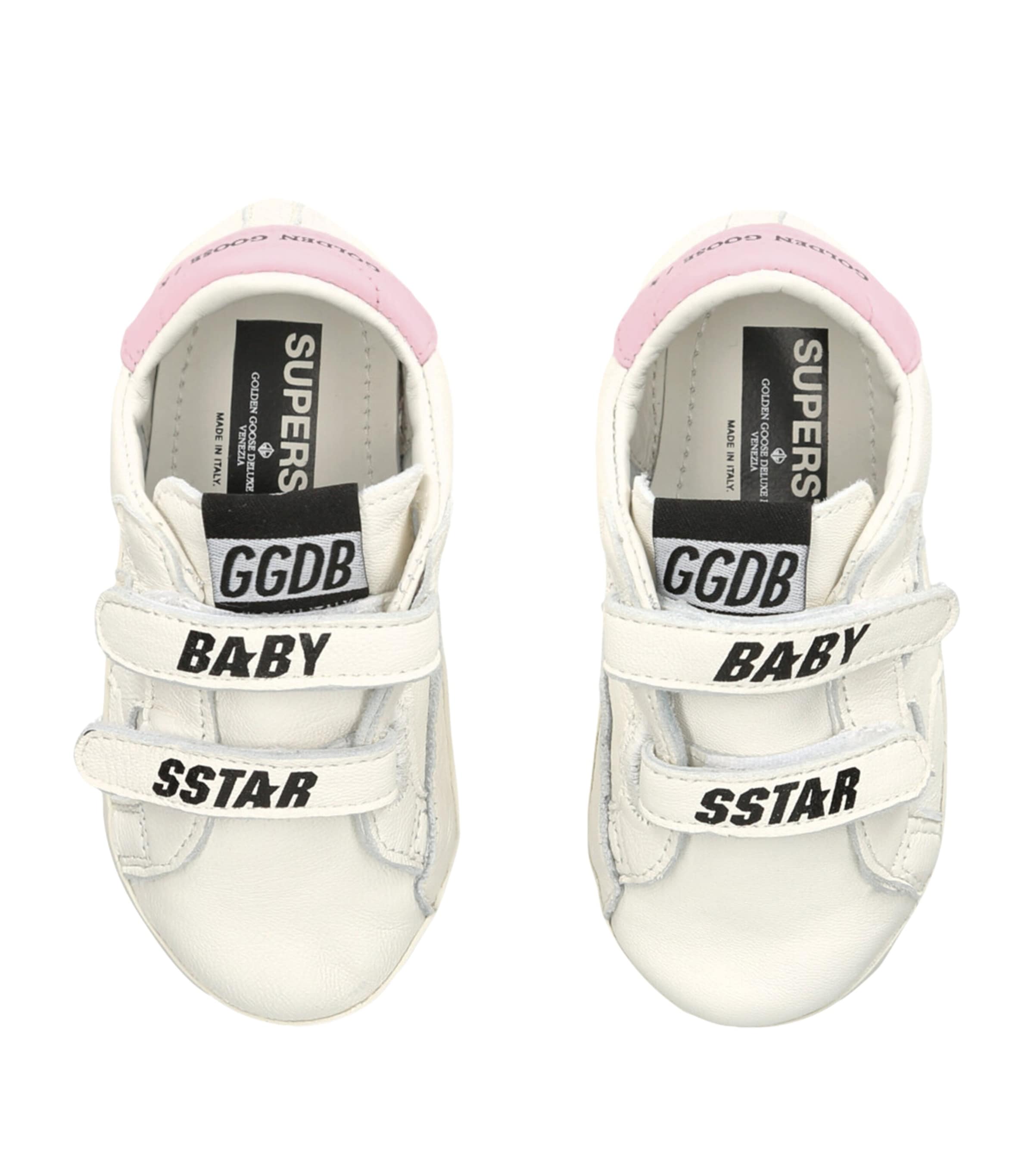 Leather Baby School Sneakers WHITE/OTH Image 4