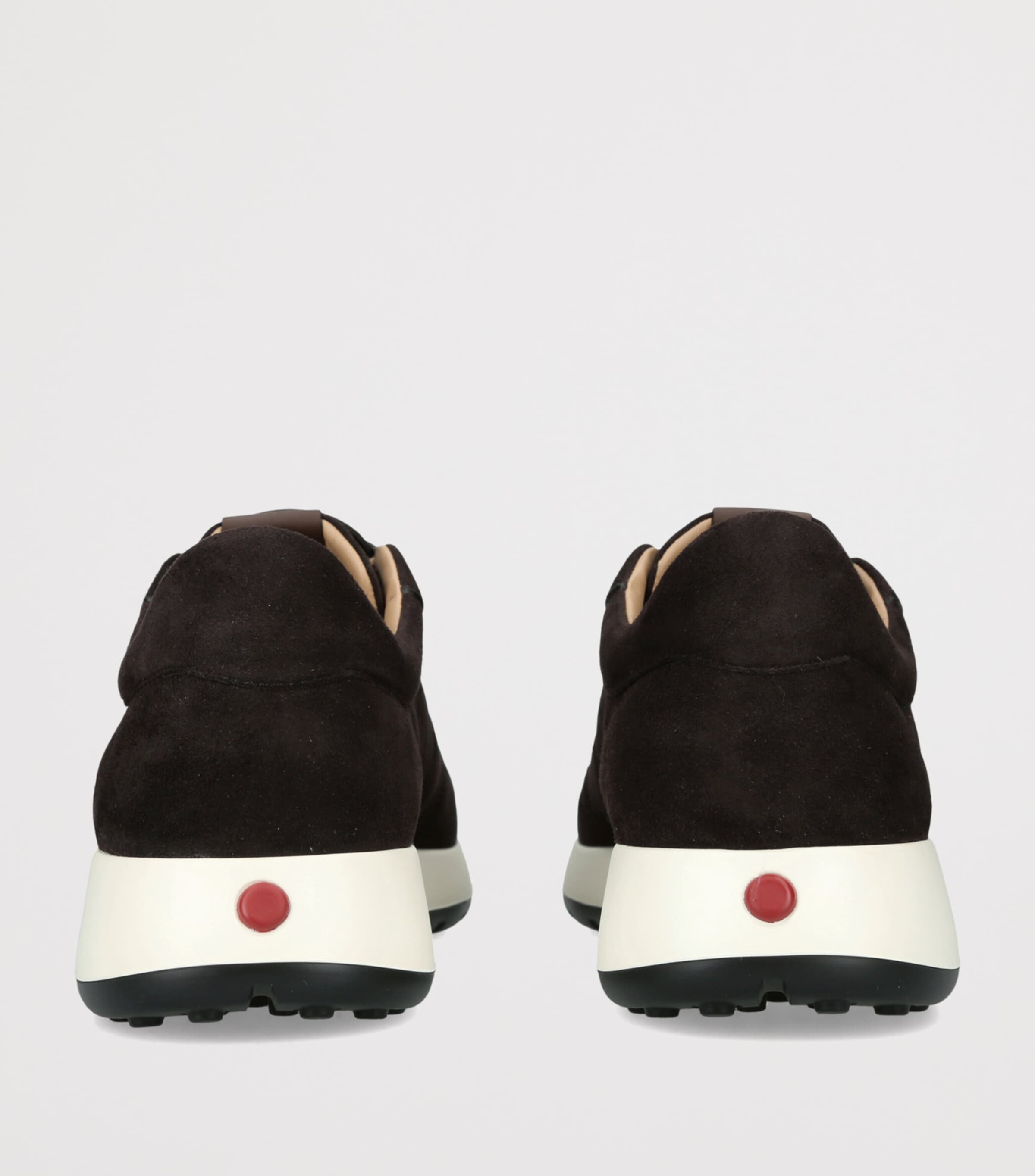 Tod's Suede Elastic Cassetta Sneakers Dark Brown Image 4