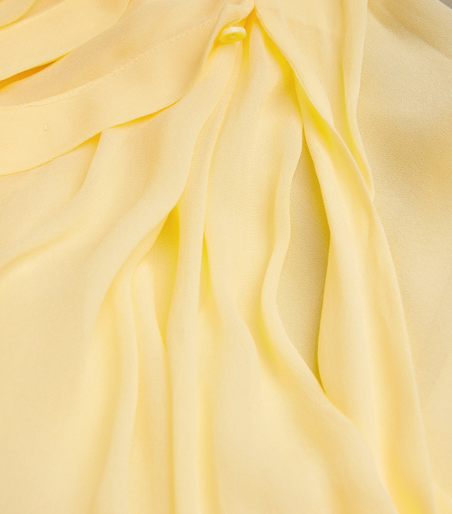 Tie-Neck Blouse F732 BUTTER Image 5