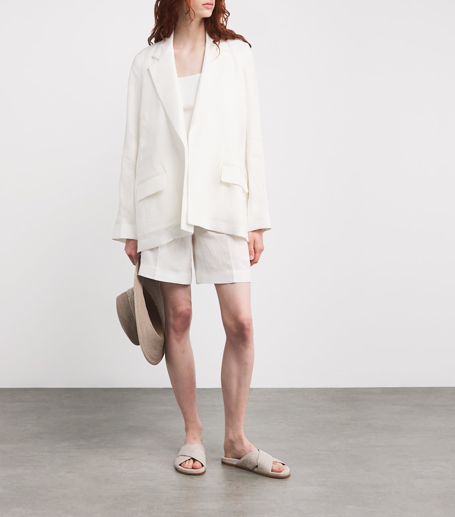Linen Soft Blazer BIANCO Image 2