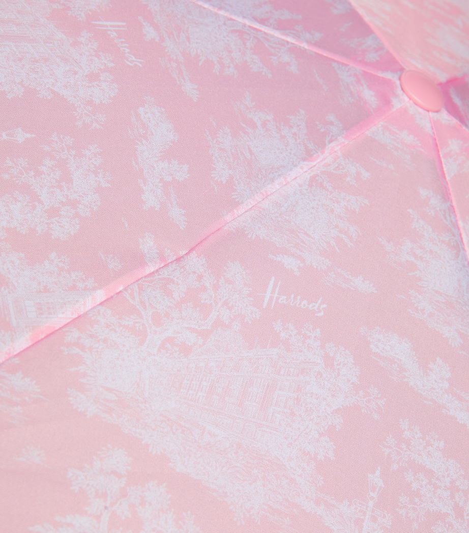 Harrods Toile Umbrella Pink Image 3