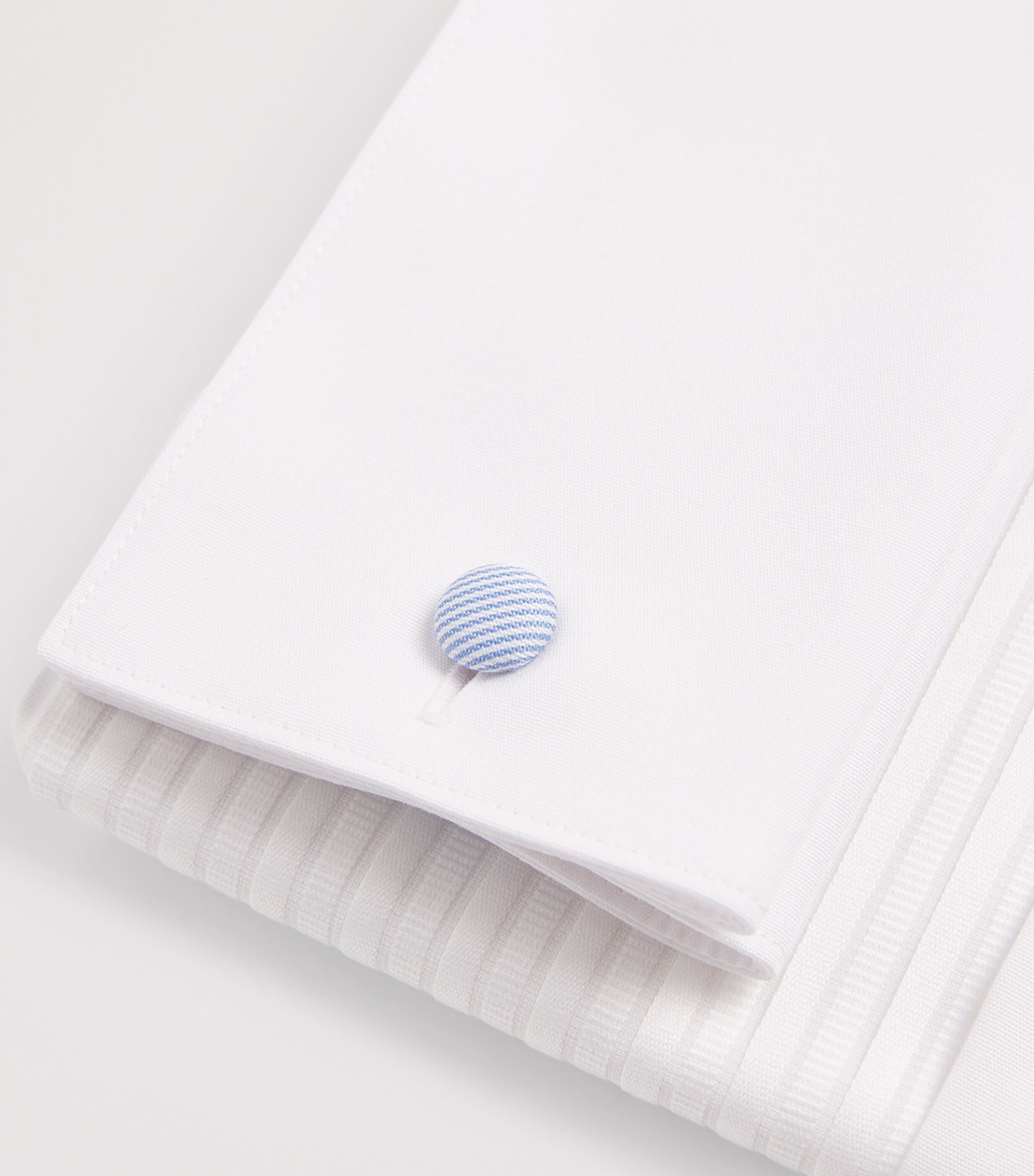 Plissé-Front Contemporary Fit Shirt 00 WHITE Image 5