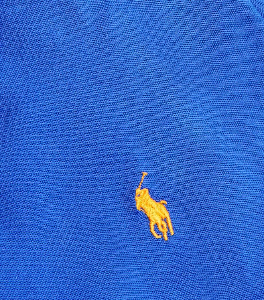 Cotton Julie Polo Shirt BLUE Image 5