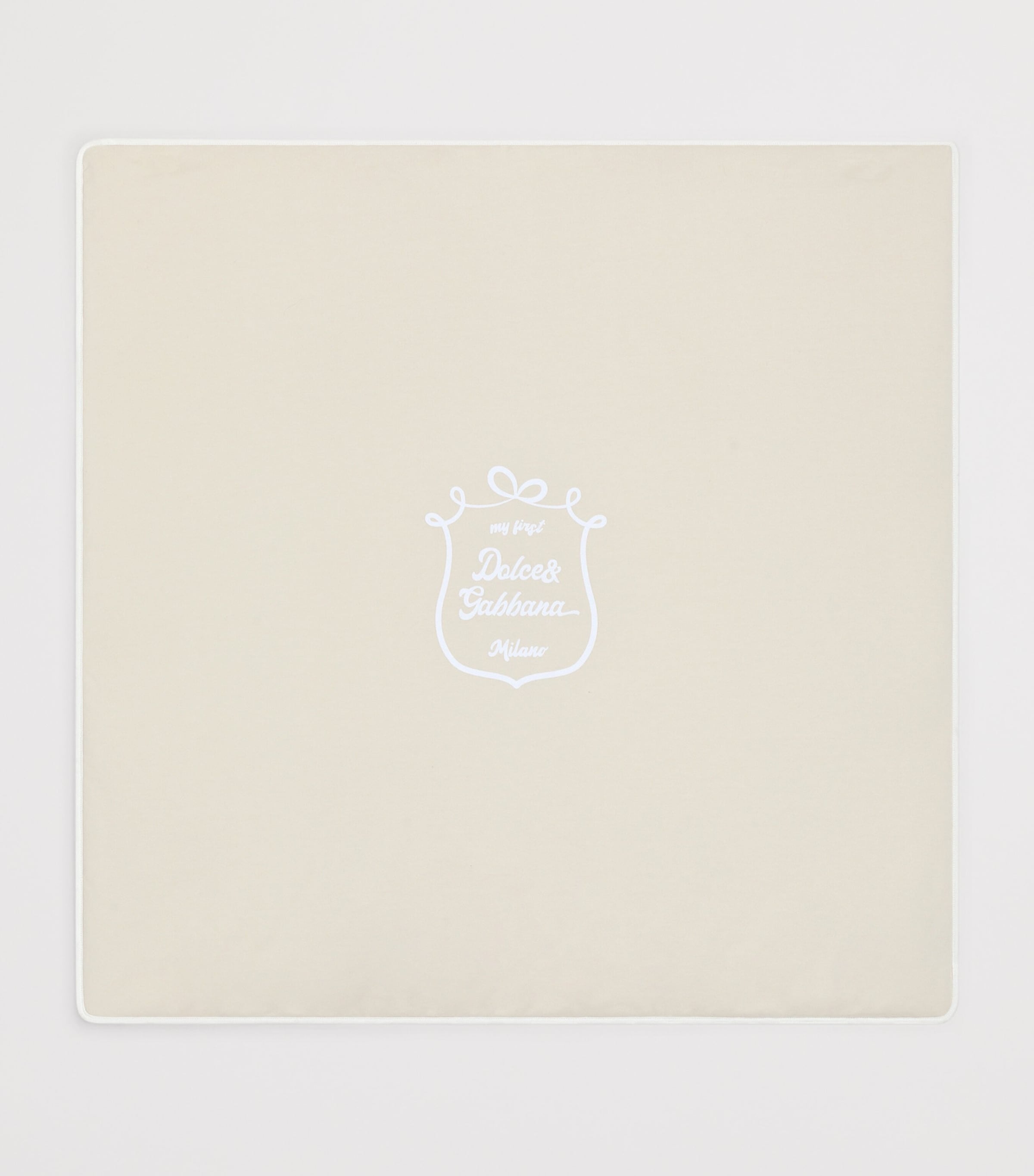 Dolce&Gabbana Kids Cotton Logo Print Blanket Combined Image 2