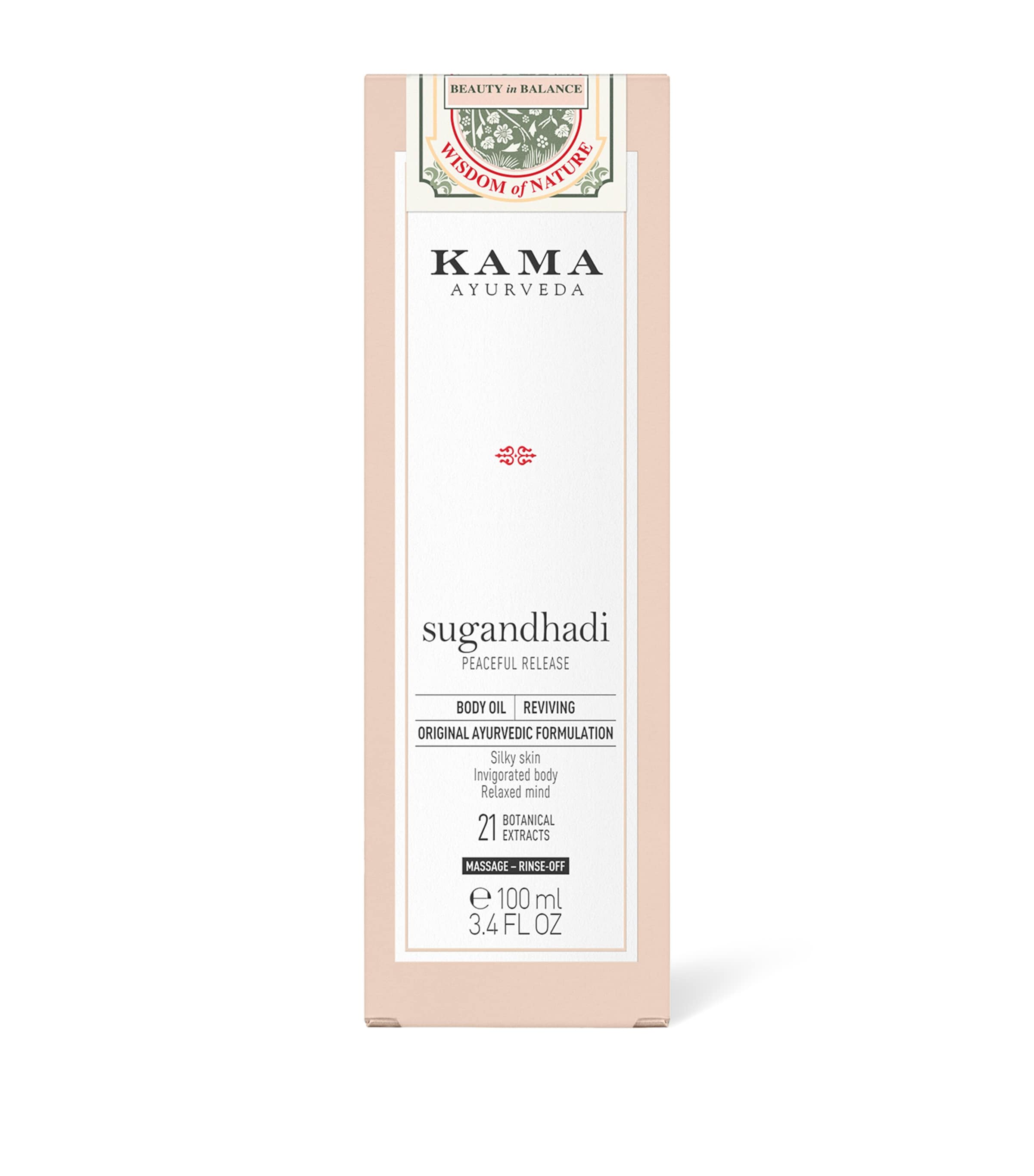 KAMA AYURVEDA Sugandhadi Massaging Body Oil (100ml) Image 2