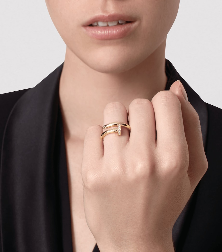 Yellow Gold and Diamond Juste Un Clou Ring MULTI Image 5