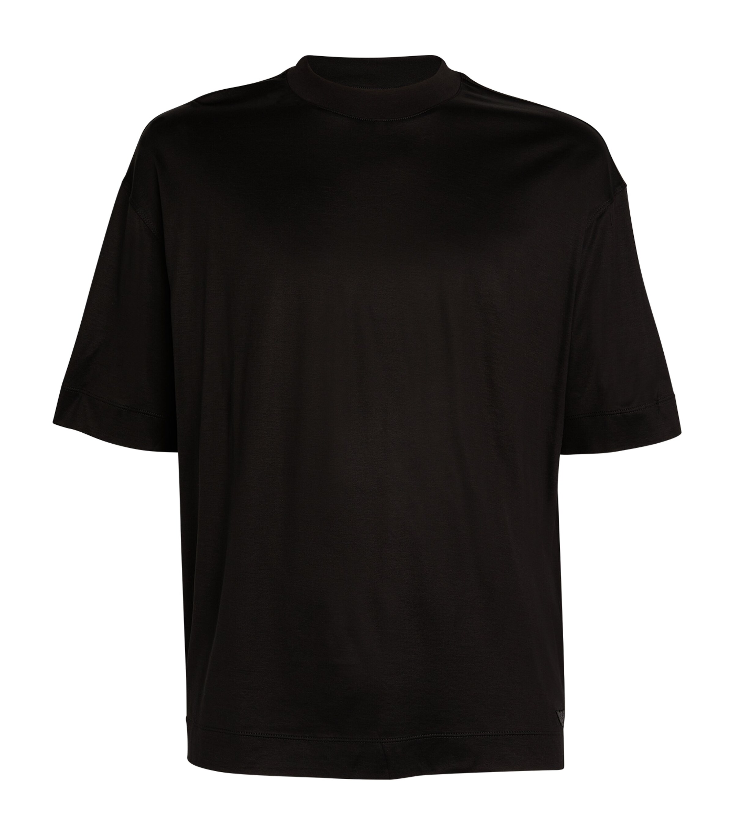Emporio Armani Embroidered Logo T-Shirt | Men Clothing | T-Shirts | Logo T-shirts | Designers | Emporio Armani
