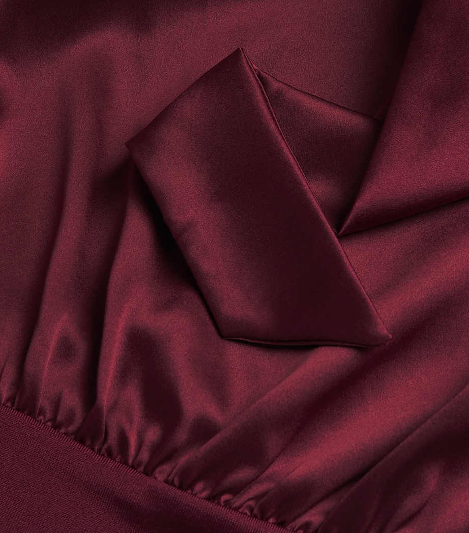 Silk Cowl-Neck Top SHIRAZ Image 5