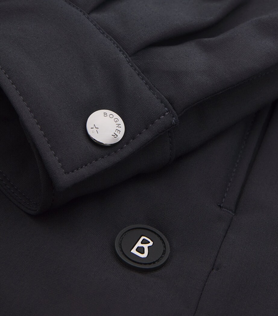 Bogner Mens Padded Olli Overshirt Navy Image 5
