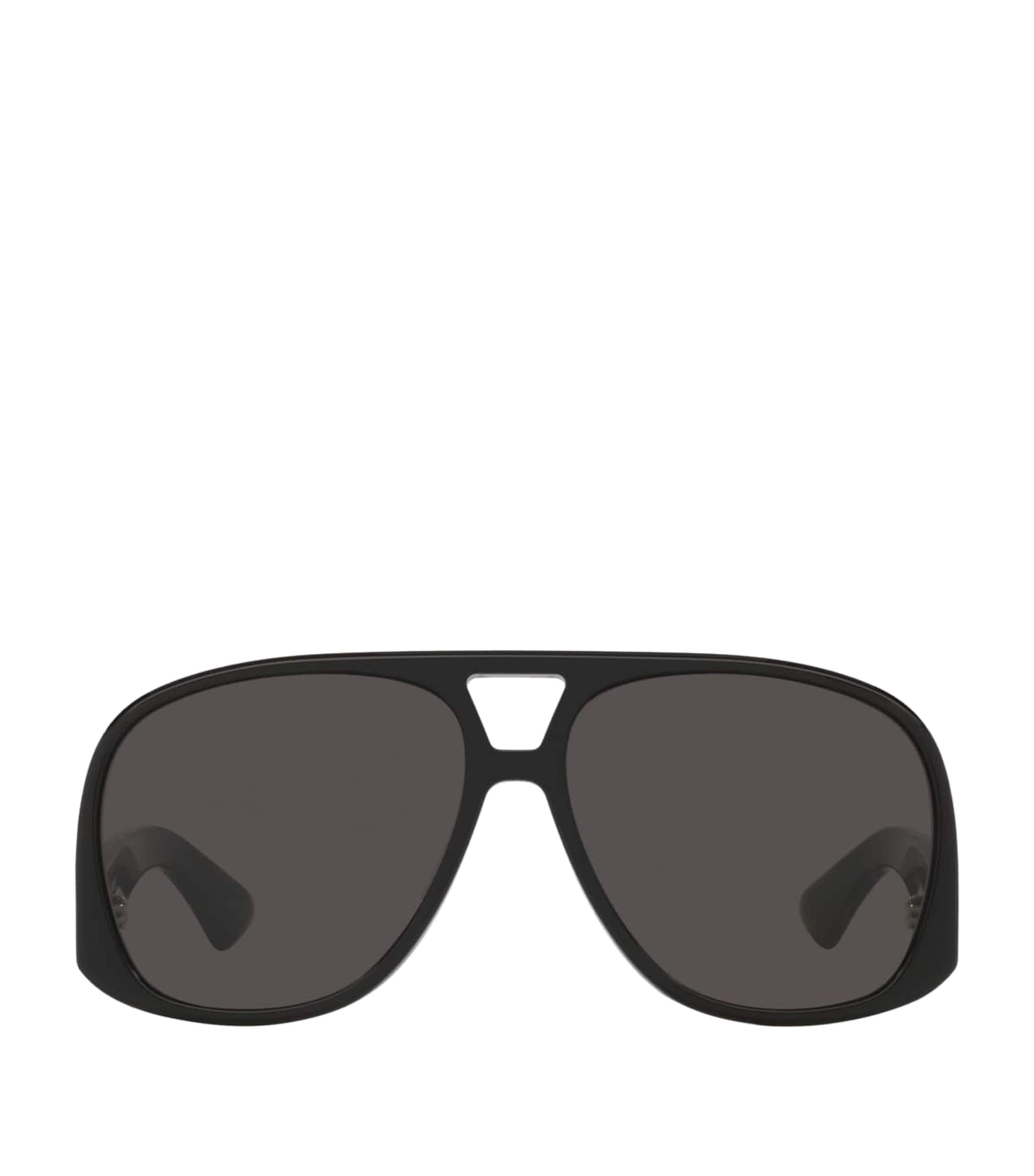 Saint Laurent Acetate Sl 652 Sunglasses In Black