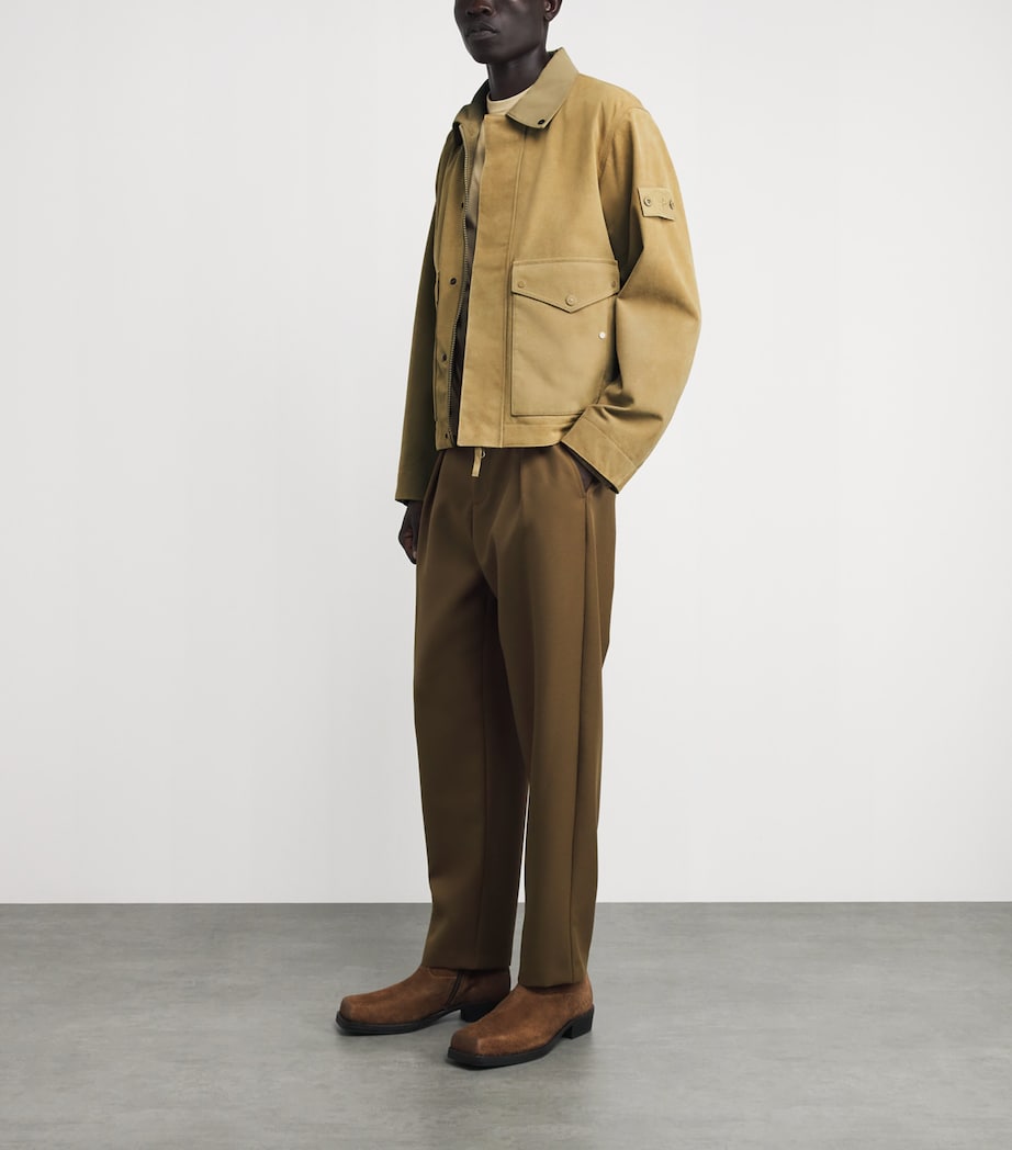 GHOST PIECE Split Leather Jacket V0098 Image 2