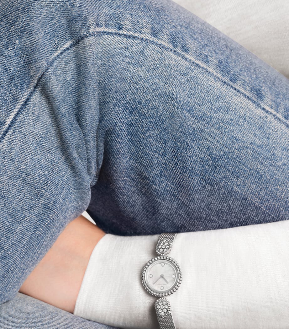 Medium White Gold and Diamond Serpent Bohème Motif Pendant WHITE GOLD Image 2