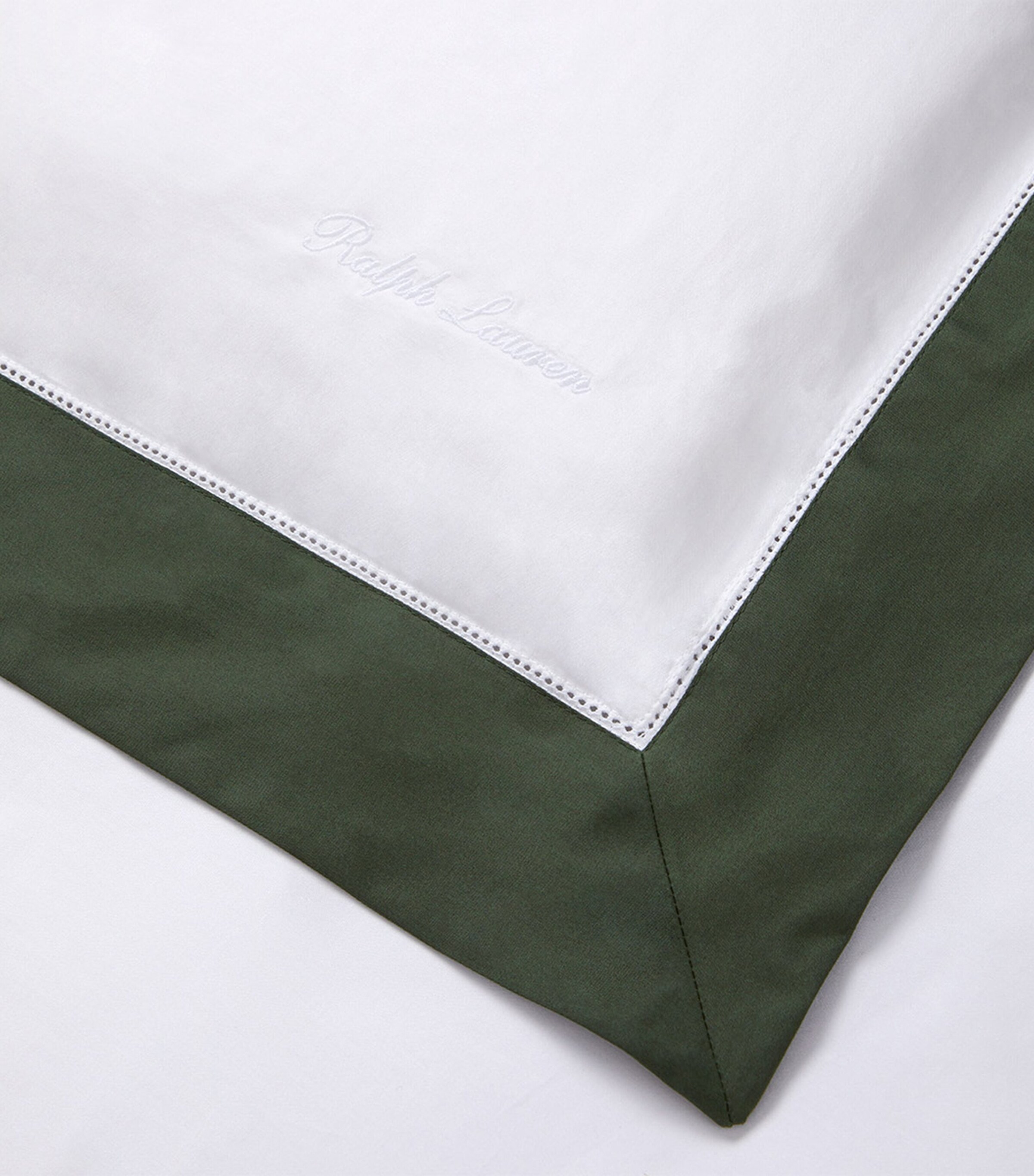 Ralph Lauren Home Langdon King Duvet Cover (240cm x 220cm) Dkgreen Image 3