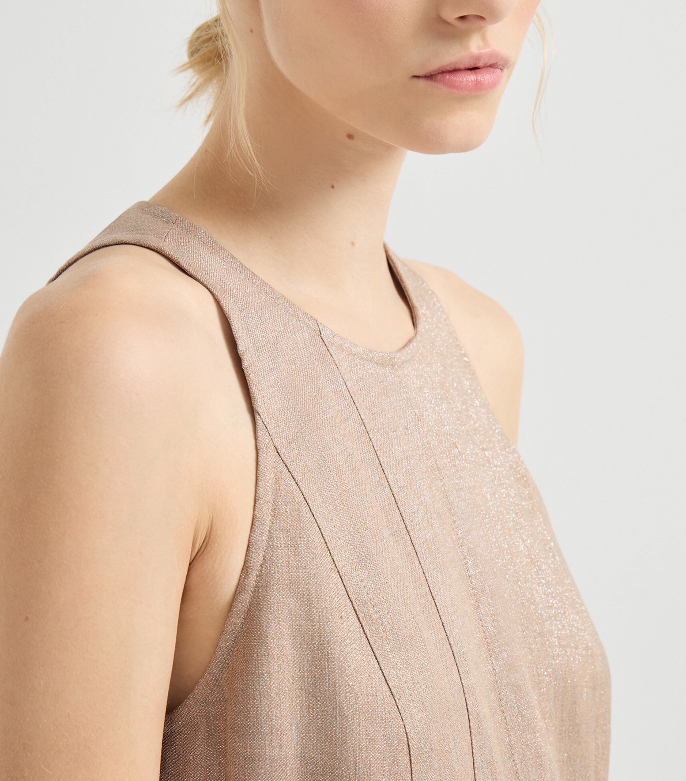 Linen-Blend Maxi Dress C920 Image 6