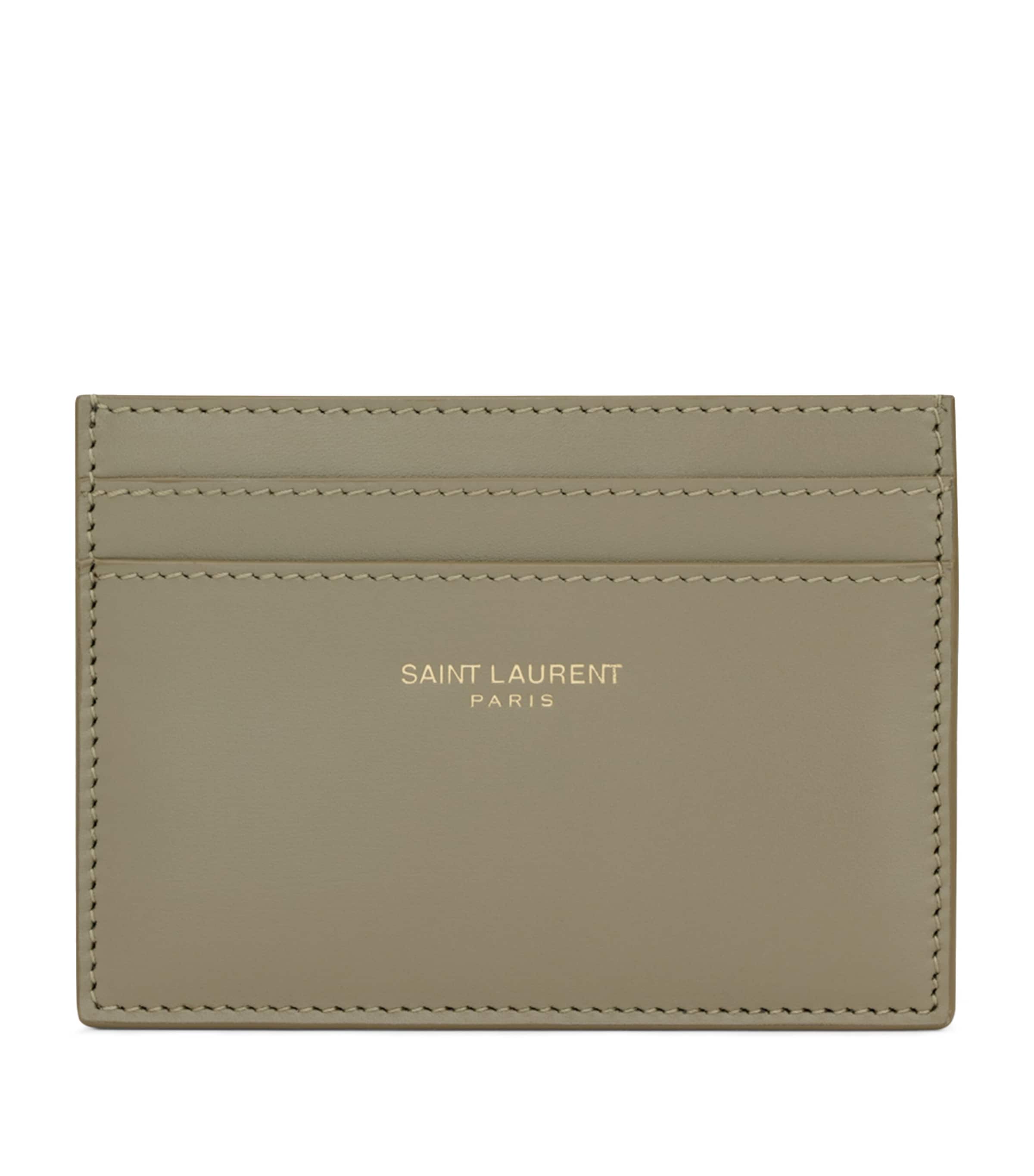 Saint Laurent Leather Card Holder