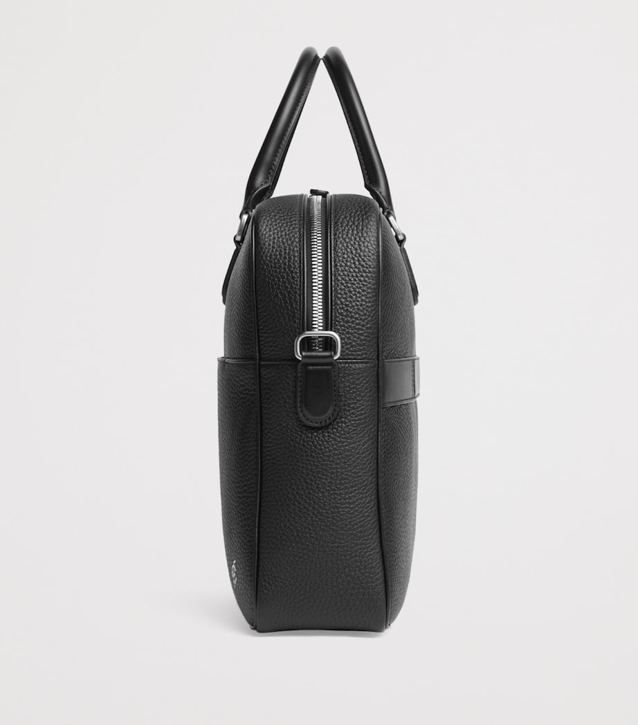 Leather Dunloe Briefcase BLACK Image 2