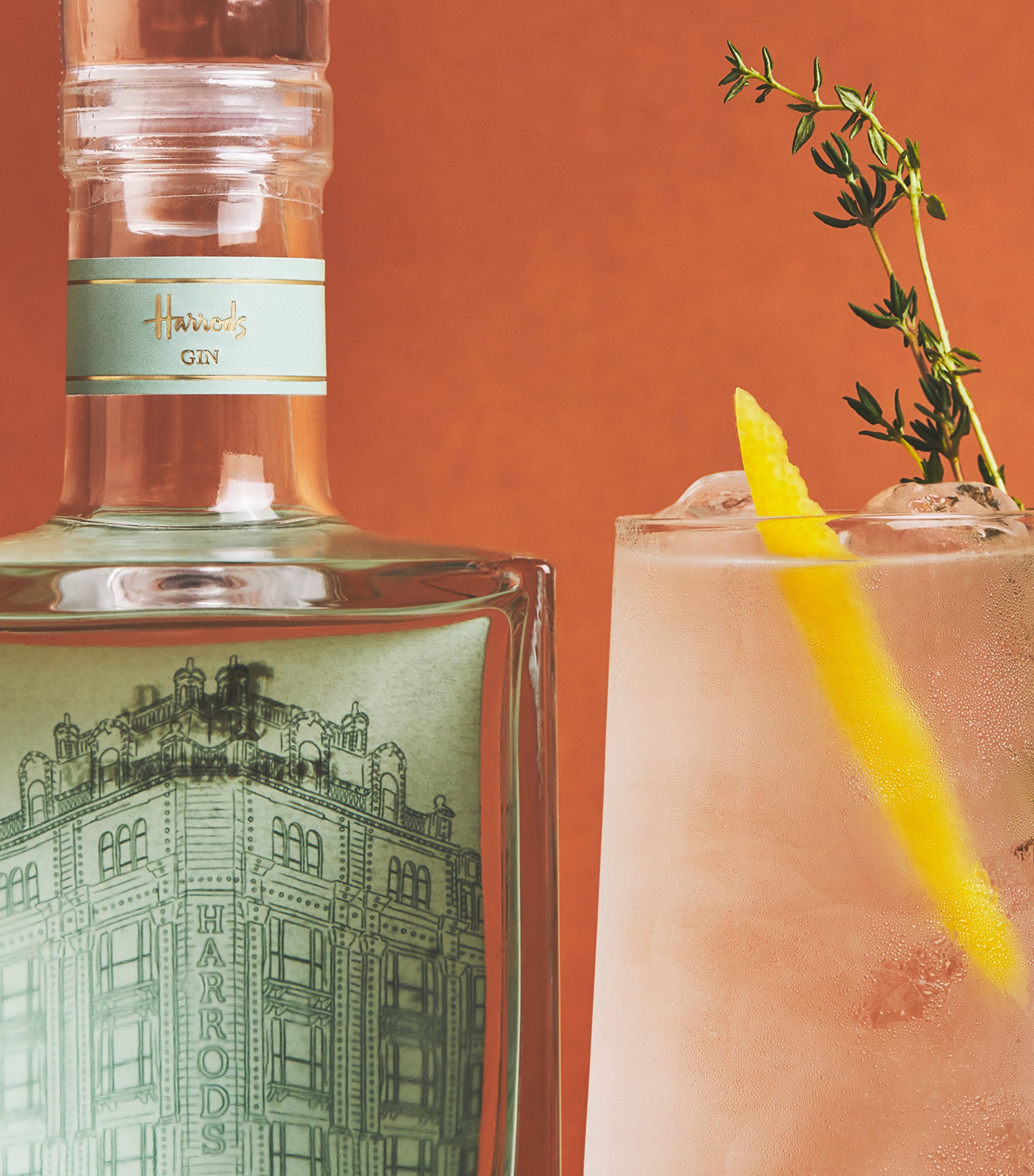 Harrods London Dry Gin (70cl) NO COLOUR Image 3