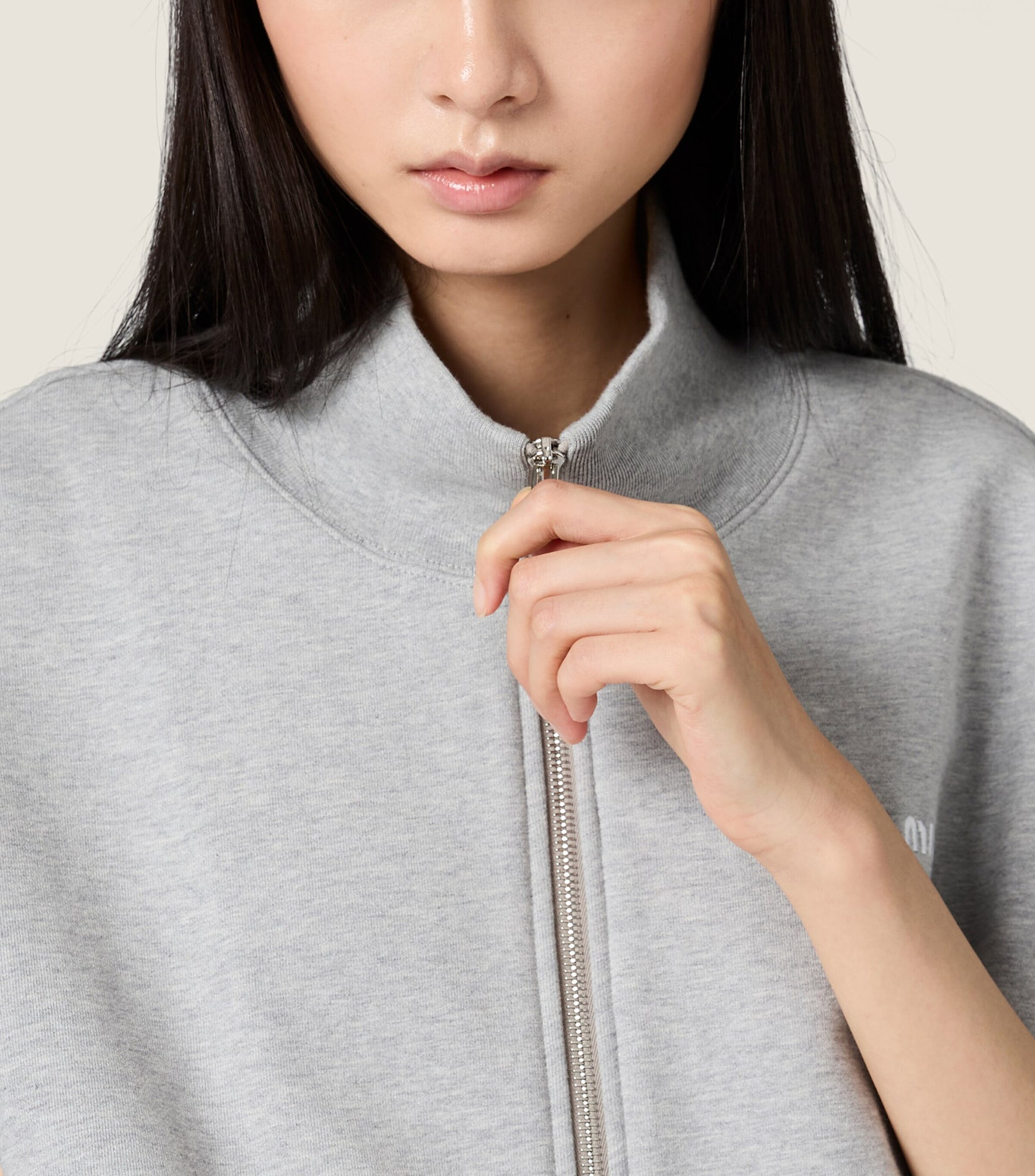 Miu Miu Womens Cotton Fleece Gilet Image 4