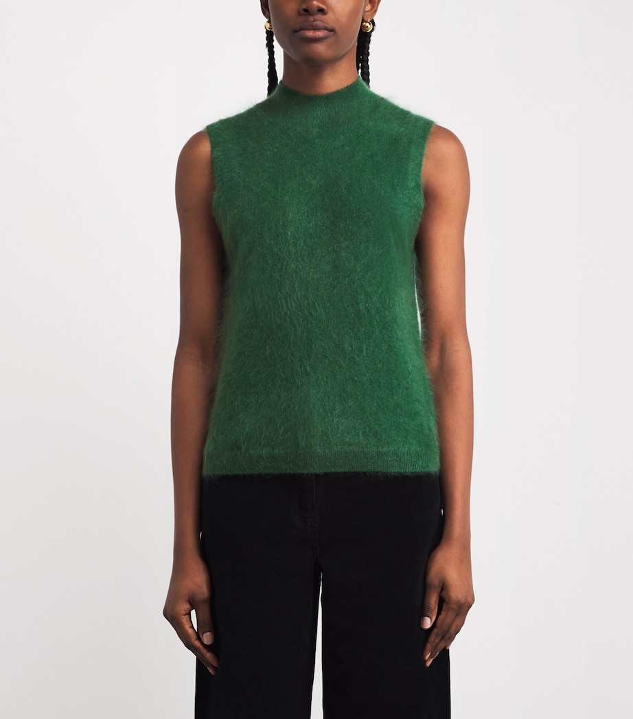 Cashmere Sweater Vest EDEN GREEN Image 3