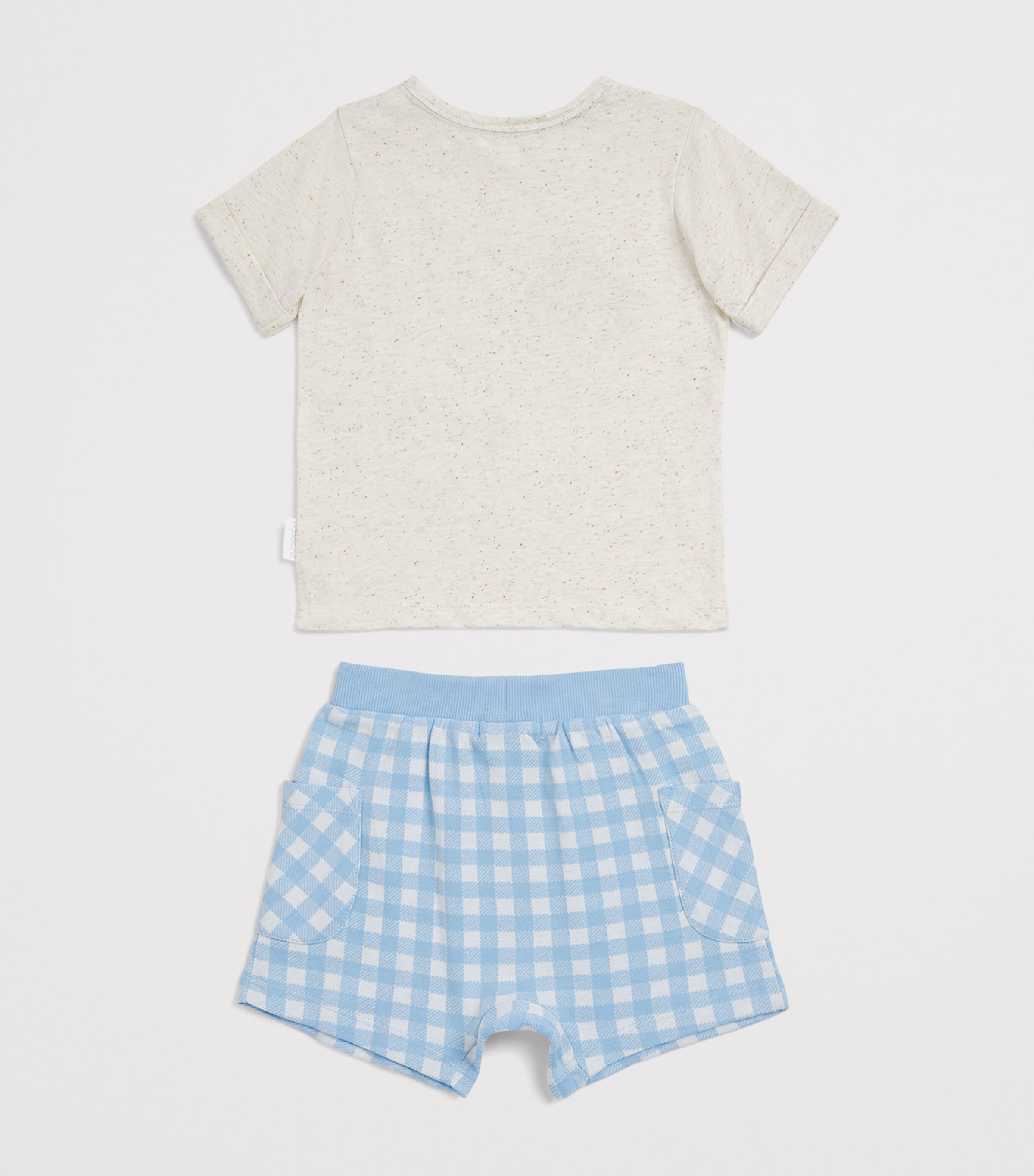 Purebaby Organic Cotton T-Shirt and Shorts Set (0-18 Months) Crbgh Image 2