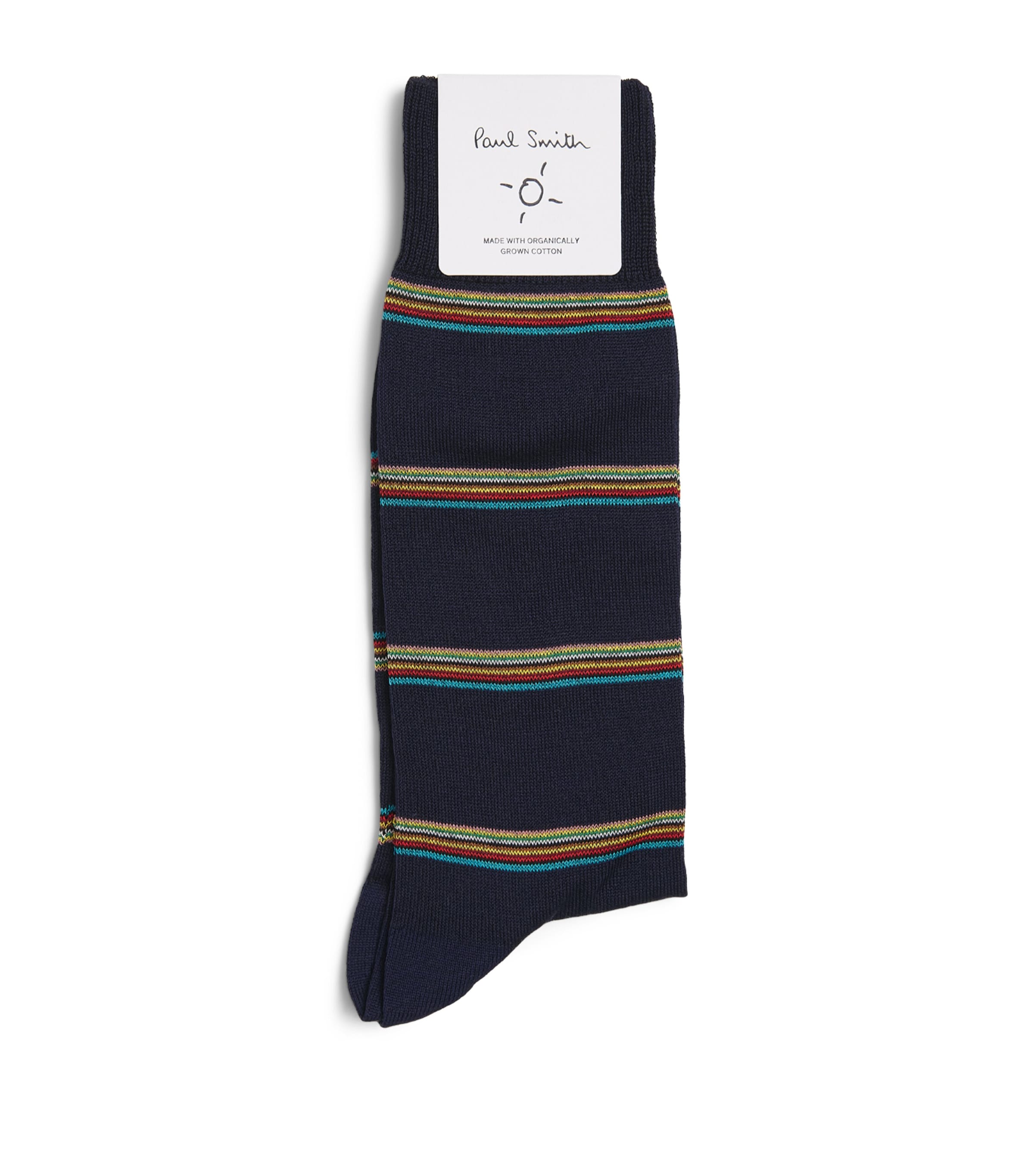 Paul Smith Mens Block Signature Stripe Socks Image 1