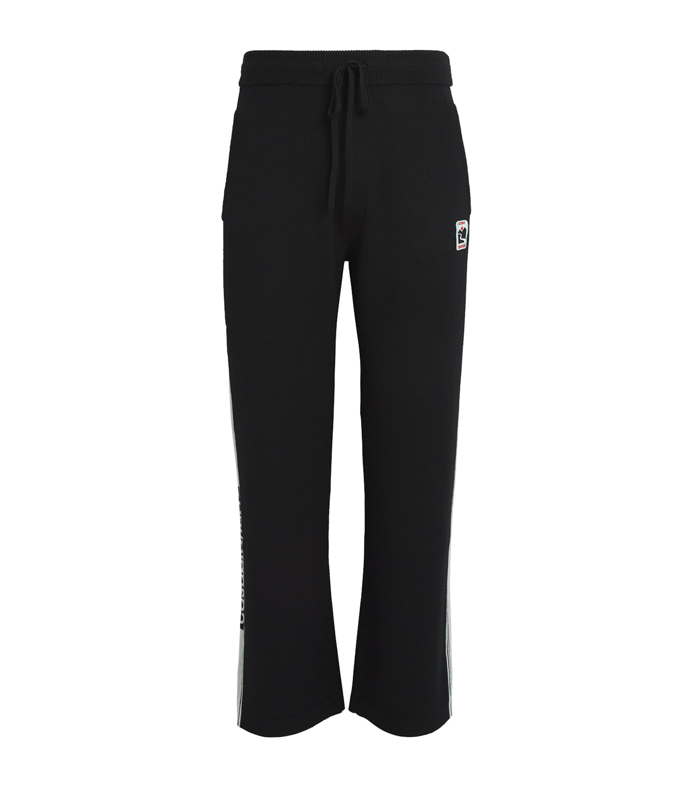 Casablanca Merino Sweatpants In Black