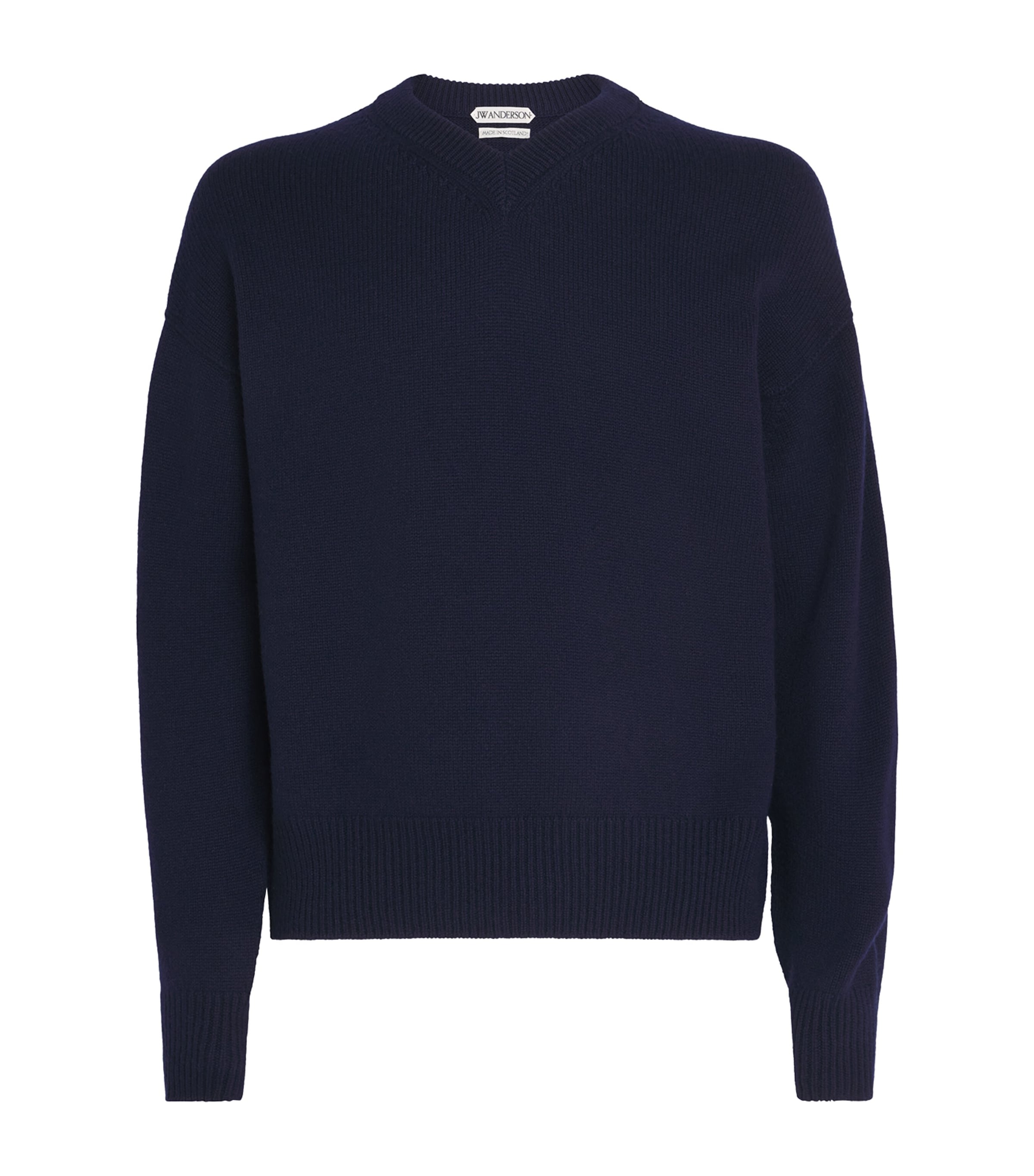 Cashmere V-Neck Sweater NAVY  888 Image 1
