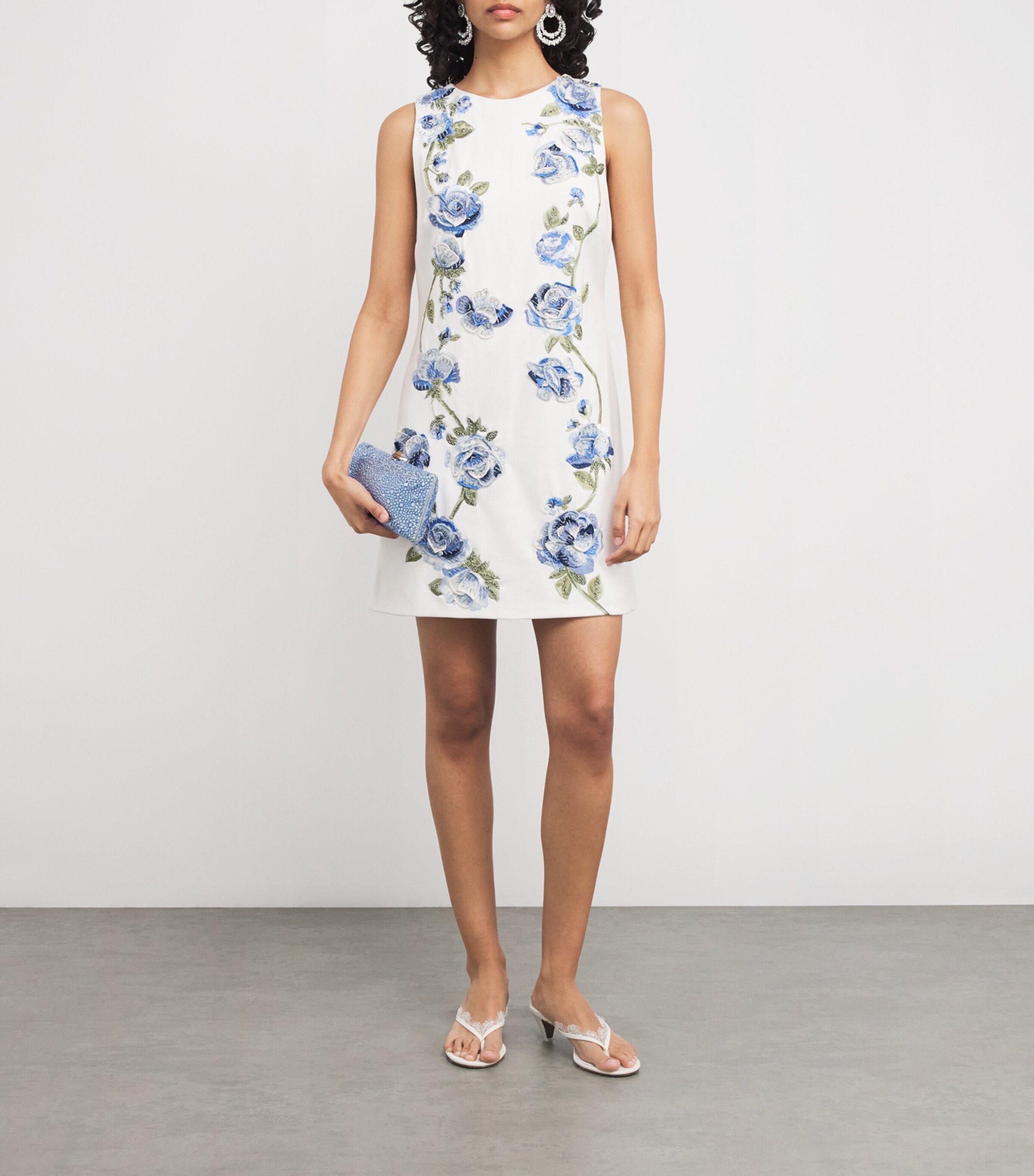 花柄【Alice+Olivia】アリス&オリビア CLYDE ミニドレス Clyde Mini Dress In Sweet Nothings | Alice + Olivia