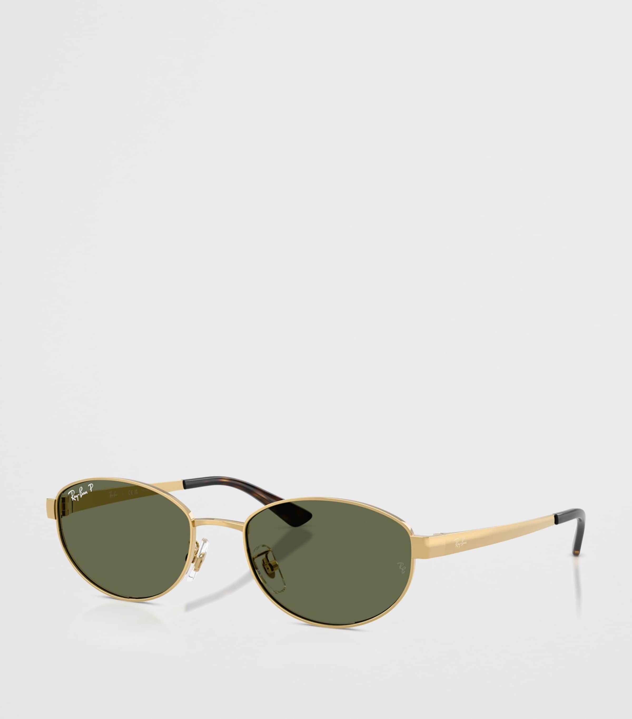RB3774D Metal Oval Sunglasses 001/9A Image 2