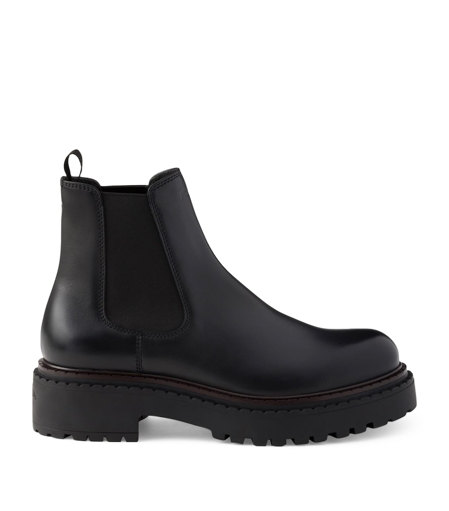 Prada Leather Chelsea Boots Image 1