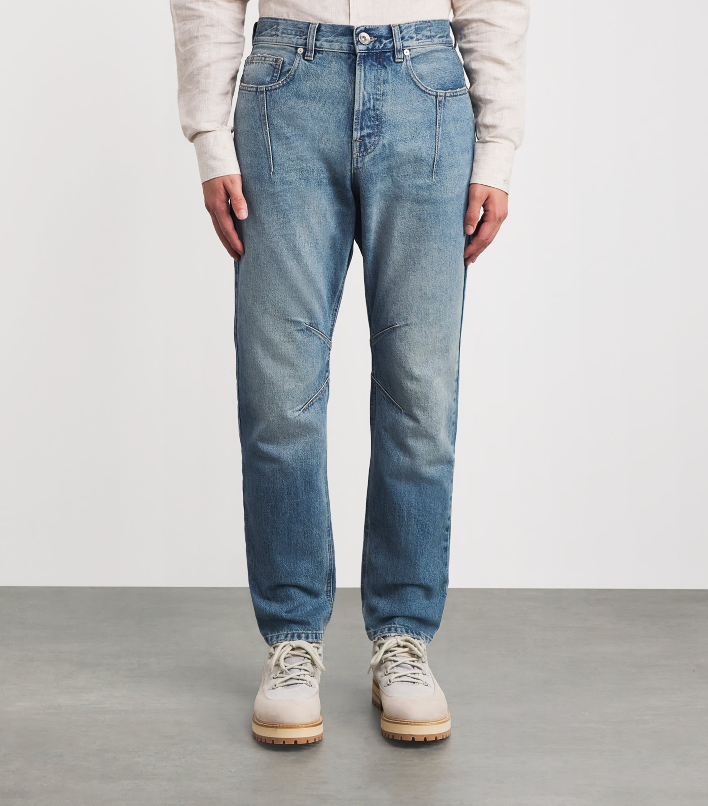 Pleated Straight Jeans ZUCCHERO Image 3