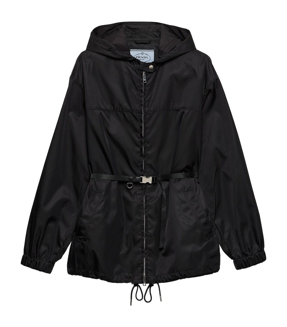 Prada Womens Re-Nylon Hooded Jacket Image 1