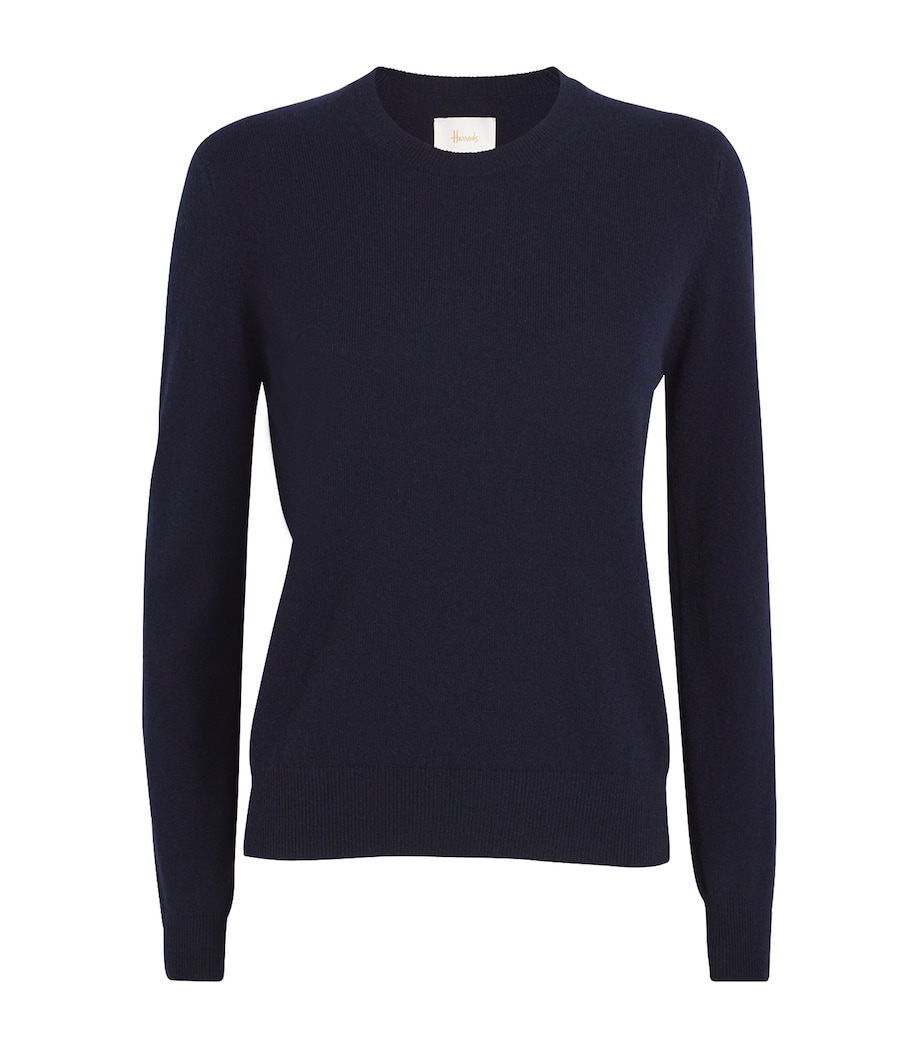 Cashmere Crew-Neck Sweater T&D NAVY Image 1