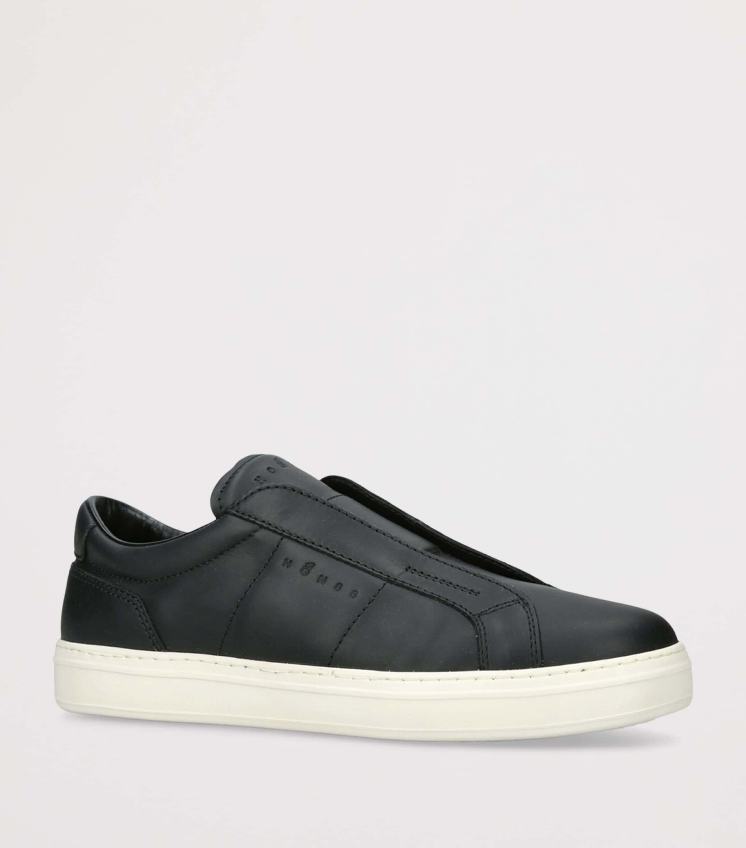 Leather H668 Slip-On Sneakers NAVY Image 3
