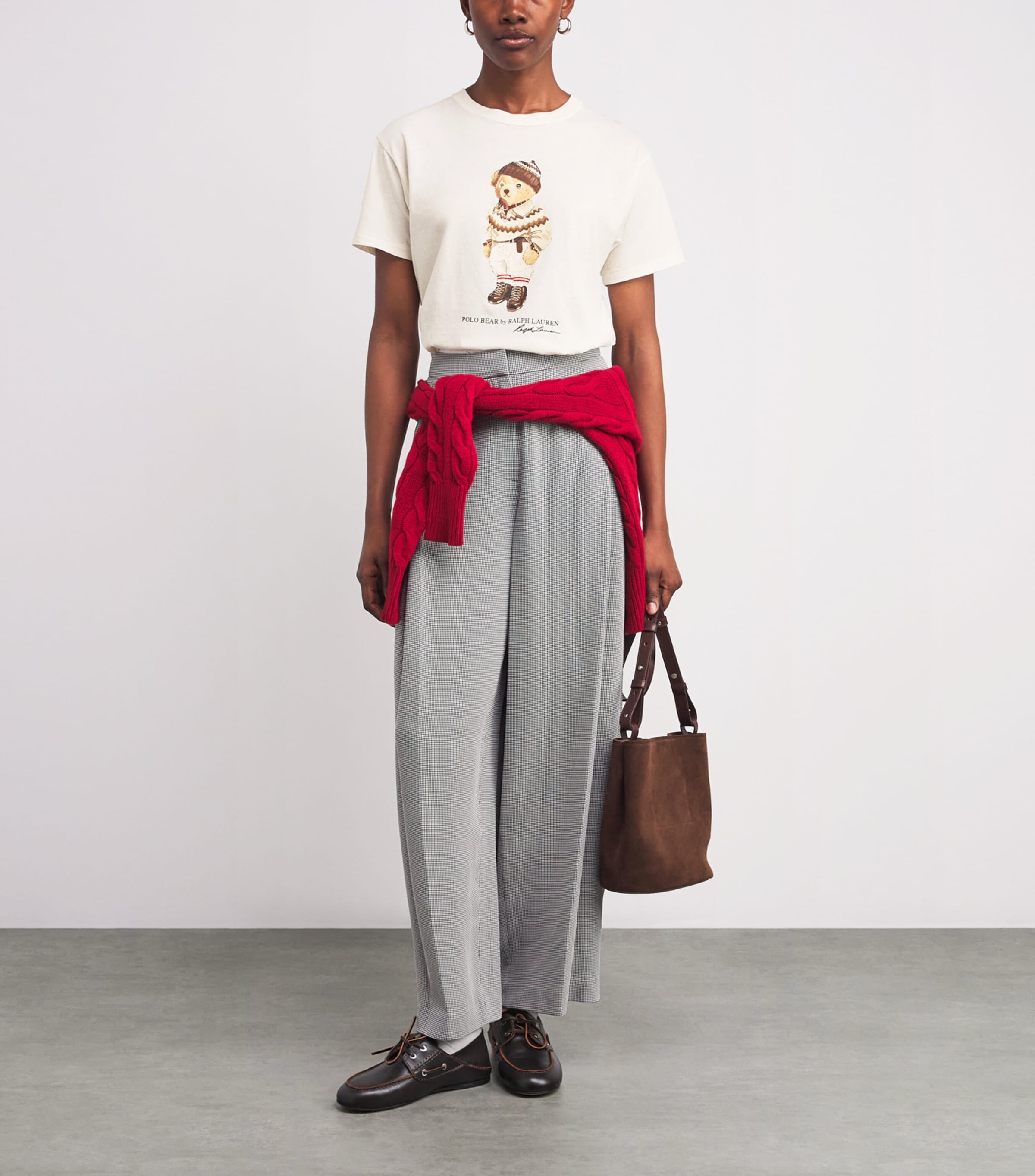 Cotton Polo Bear T-Shirt WARM WHITE Image 2