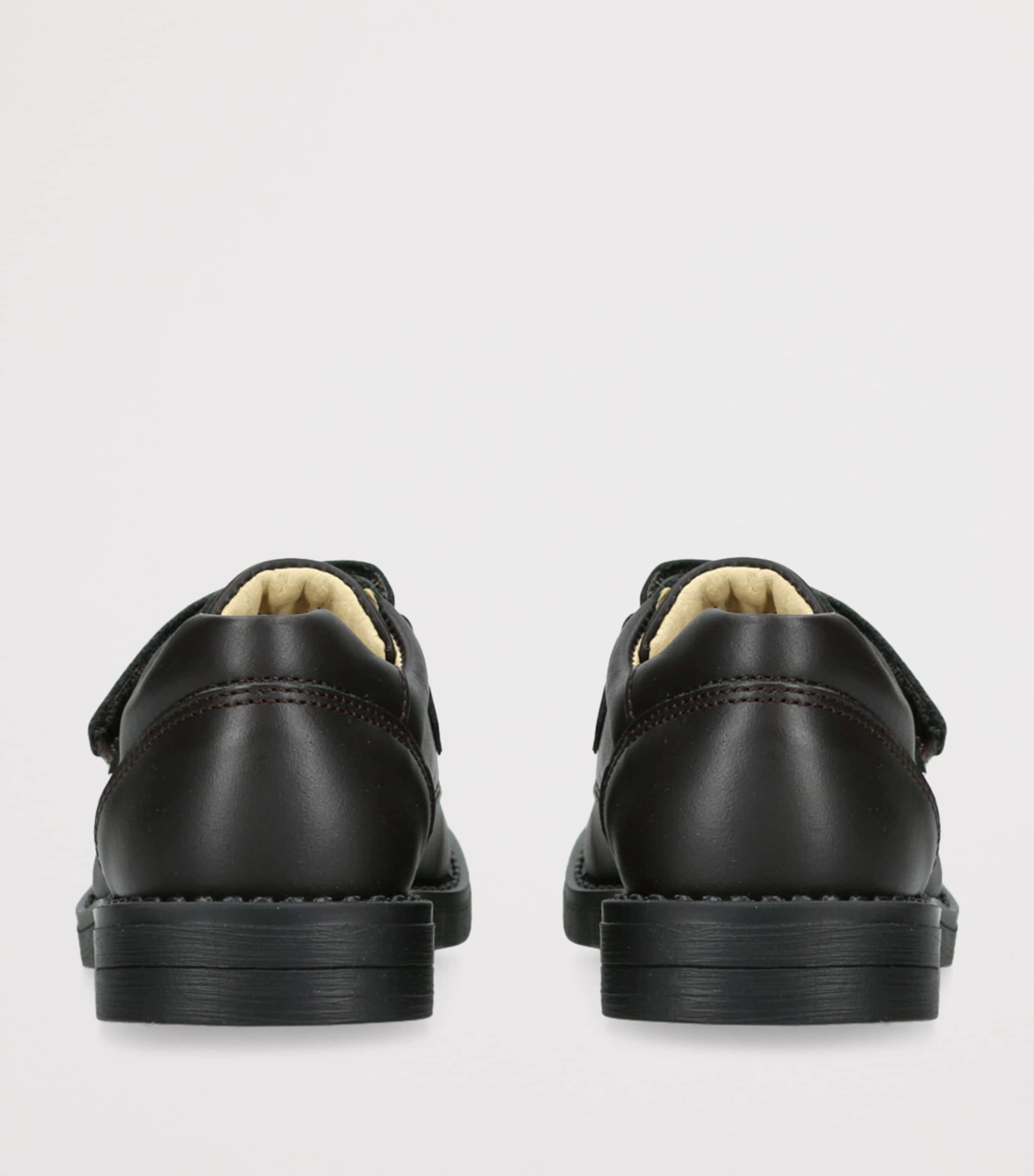 Leather George School Shoes DARK BROWN Image 2